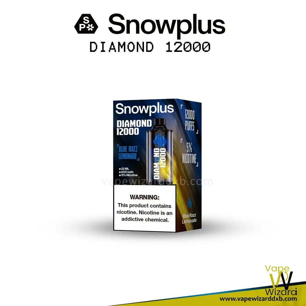 blue razz lemonade snowplus diamond 12000