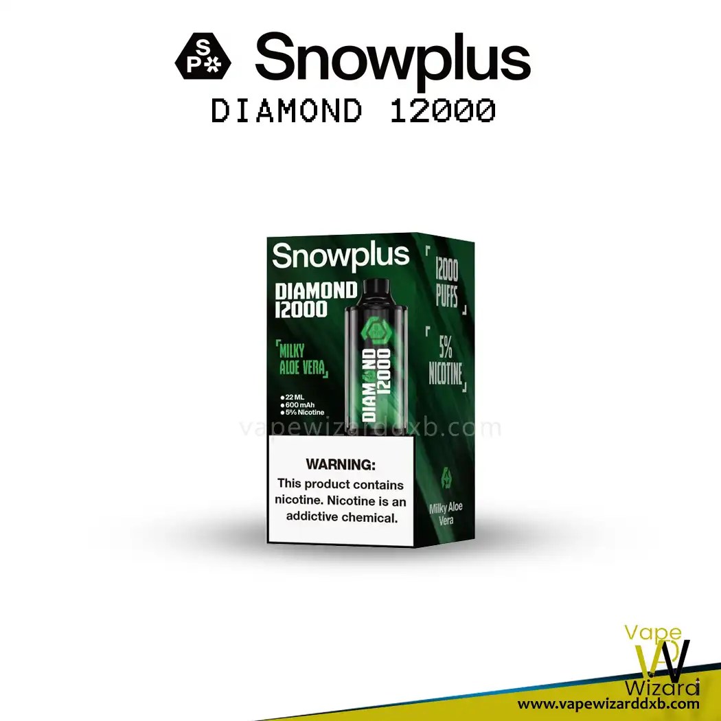 milky aloe vera snowplus diamond 12000
