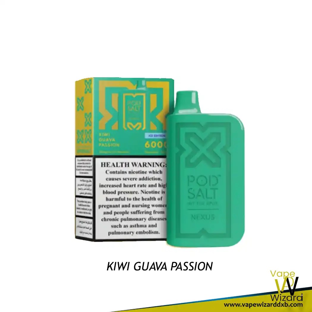 KIWI GUAVA PASSION NEXUS 6000 POD SALT