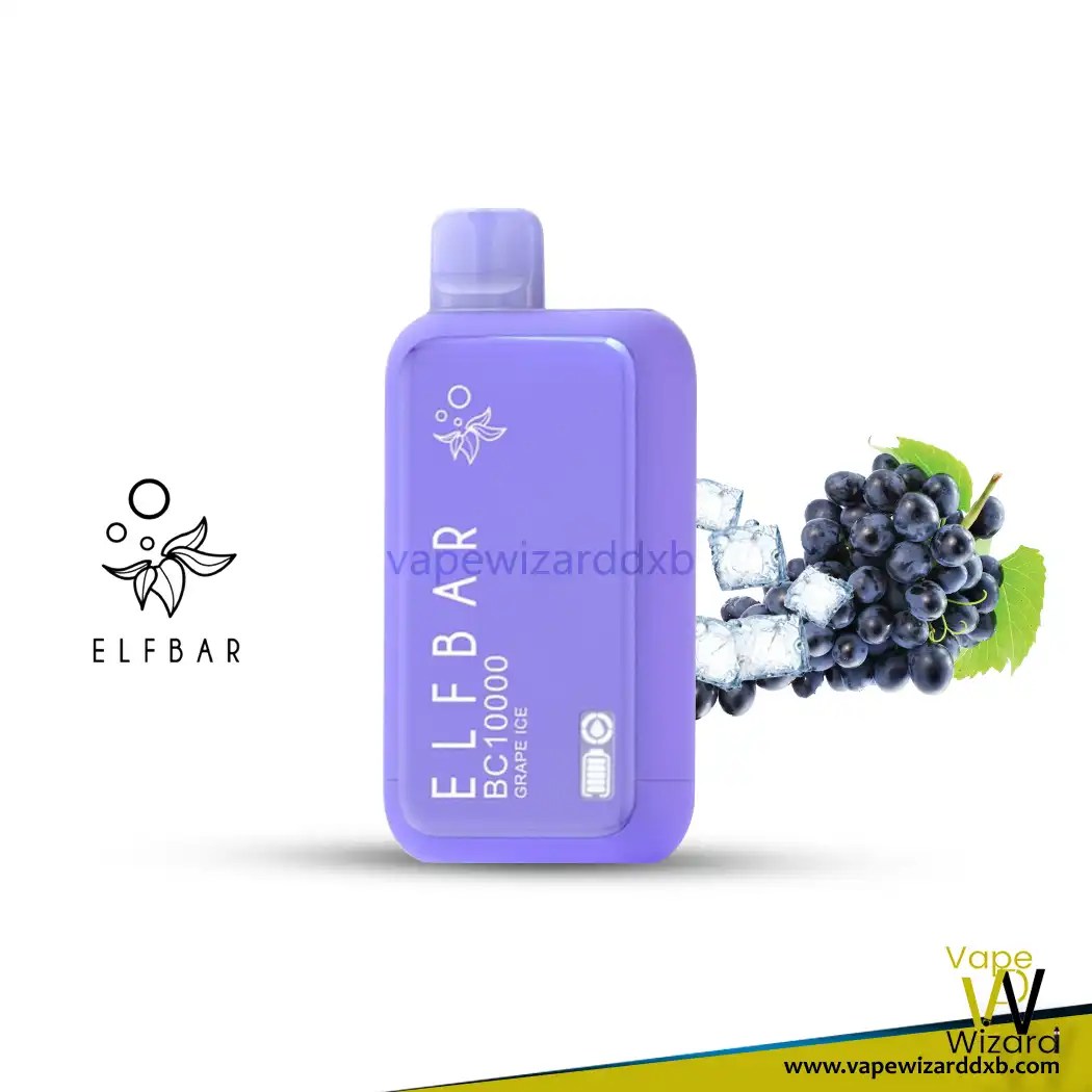 elf bar bc 10000 puffs grape ice