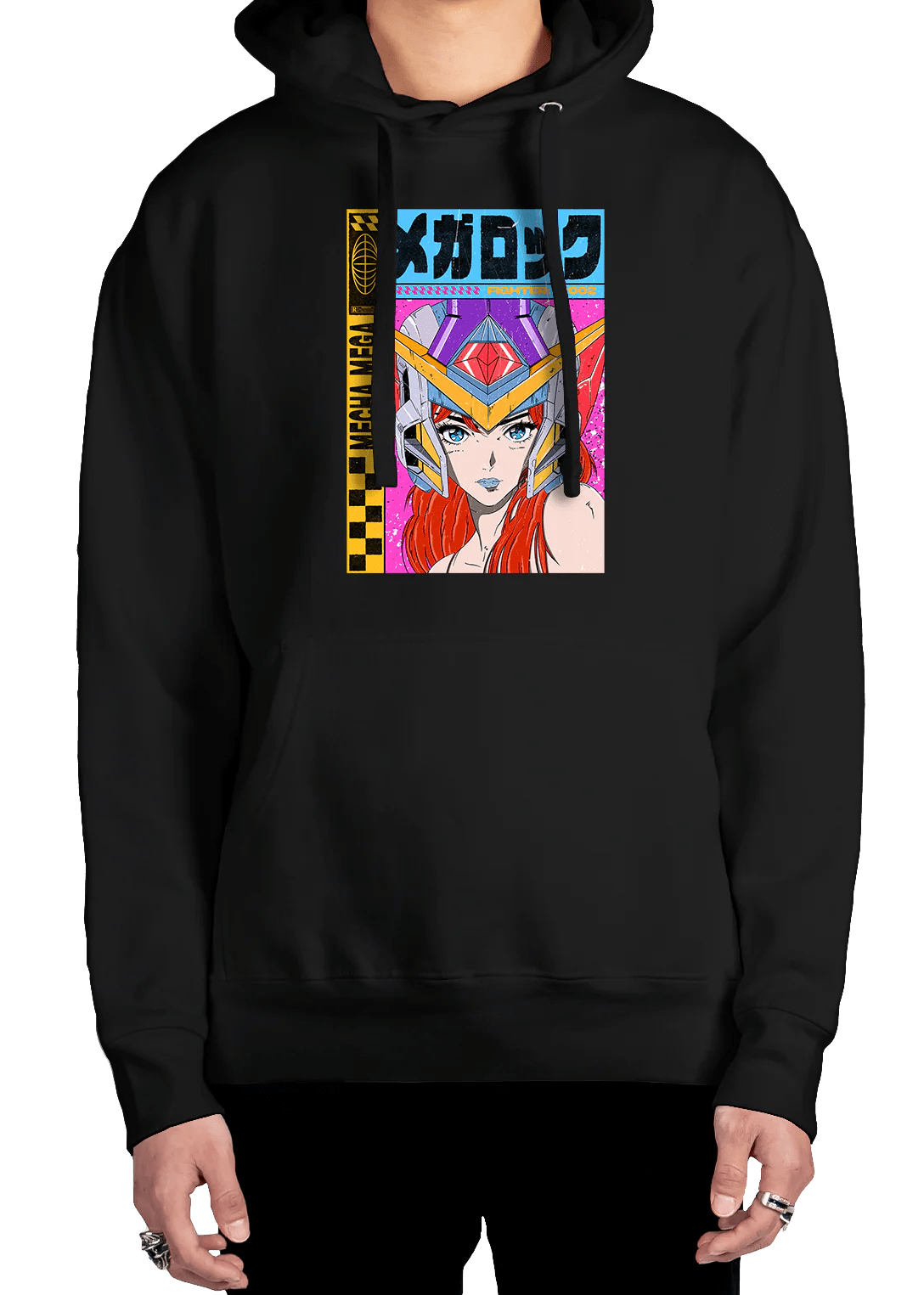 Experience The Vaporwave Fashion With Vapor95 S Graphic Hoodies Mecha