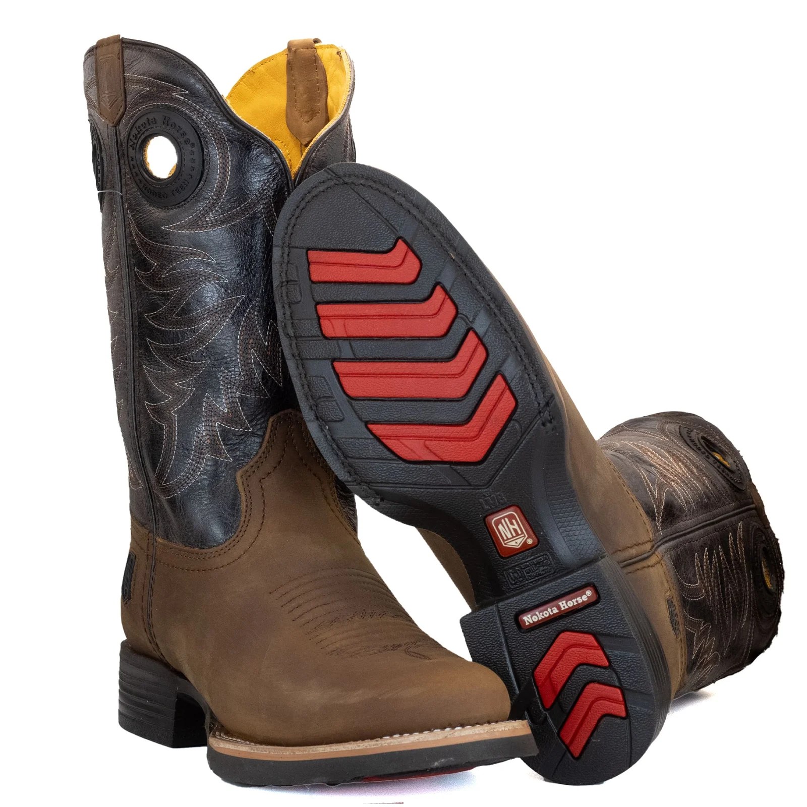 BOTA VAQUERA NOKOTA HORSE HORMA RODEO MIEL