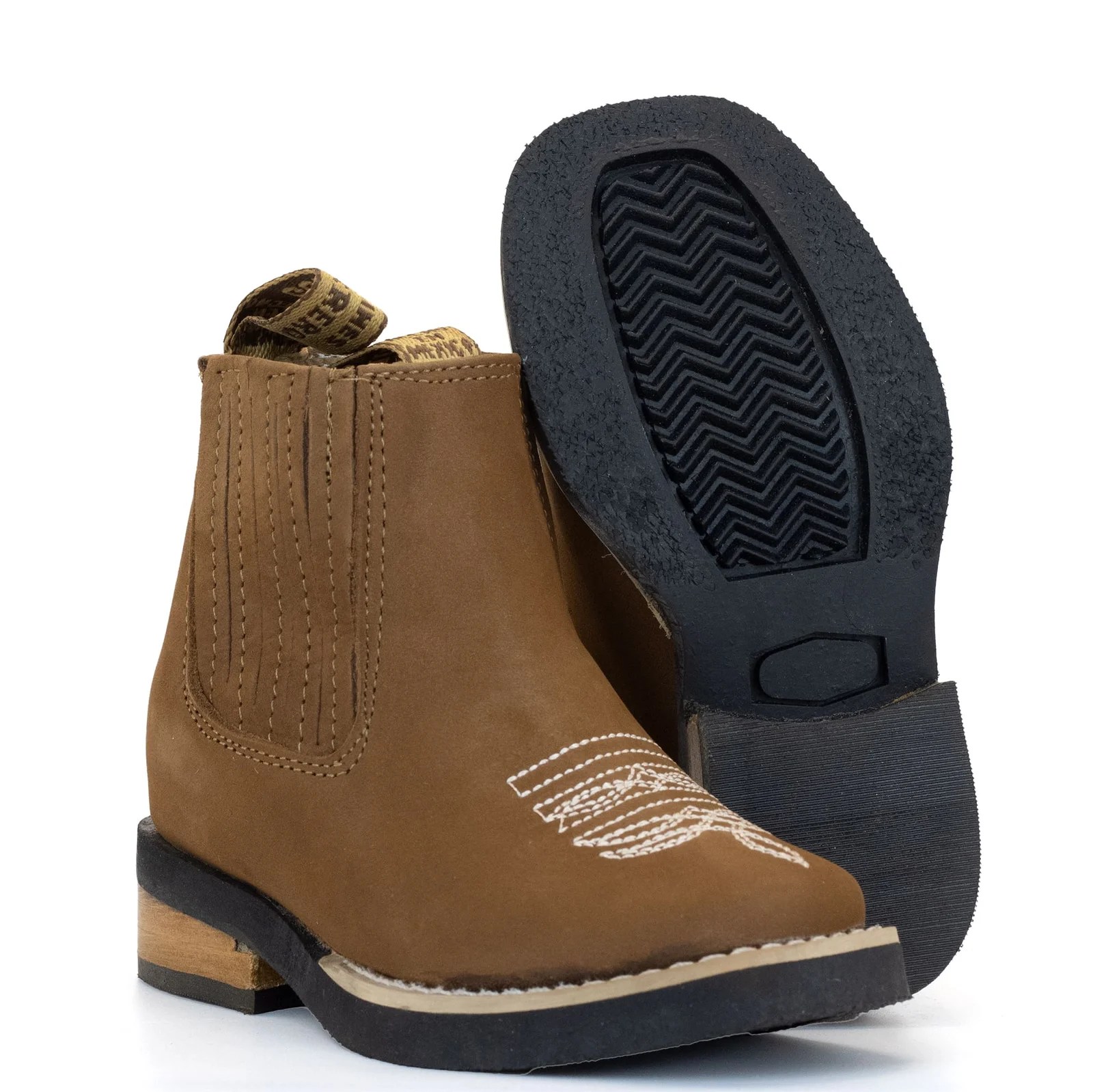 BOTIN GUERRERO CUADRADO NOBUCK ORO