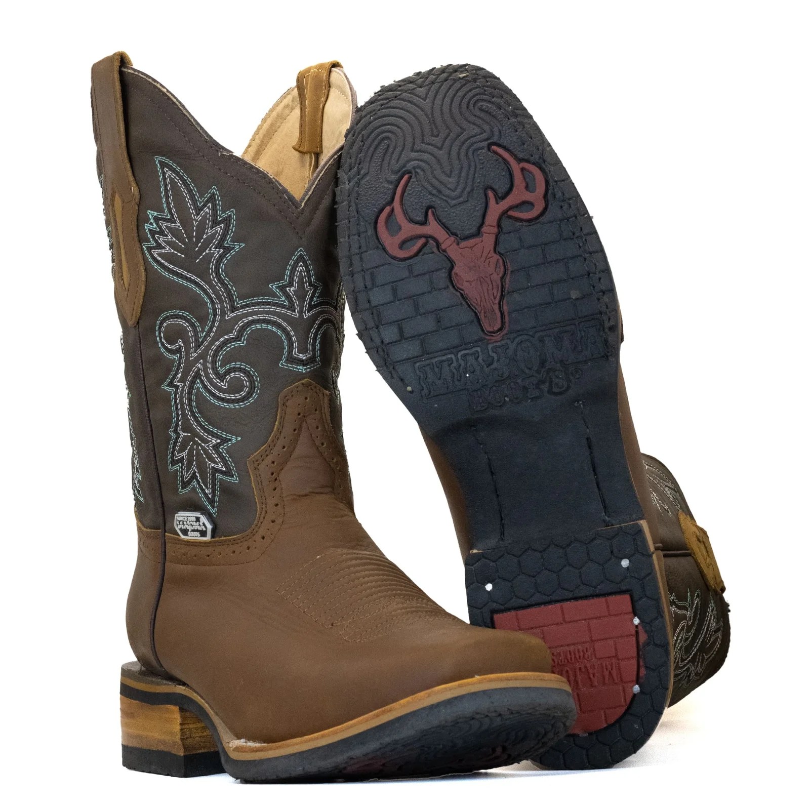 BOTA MAJOMA VAQUERA HORMA CUADRADA MIEL