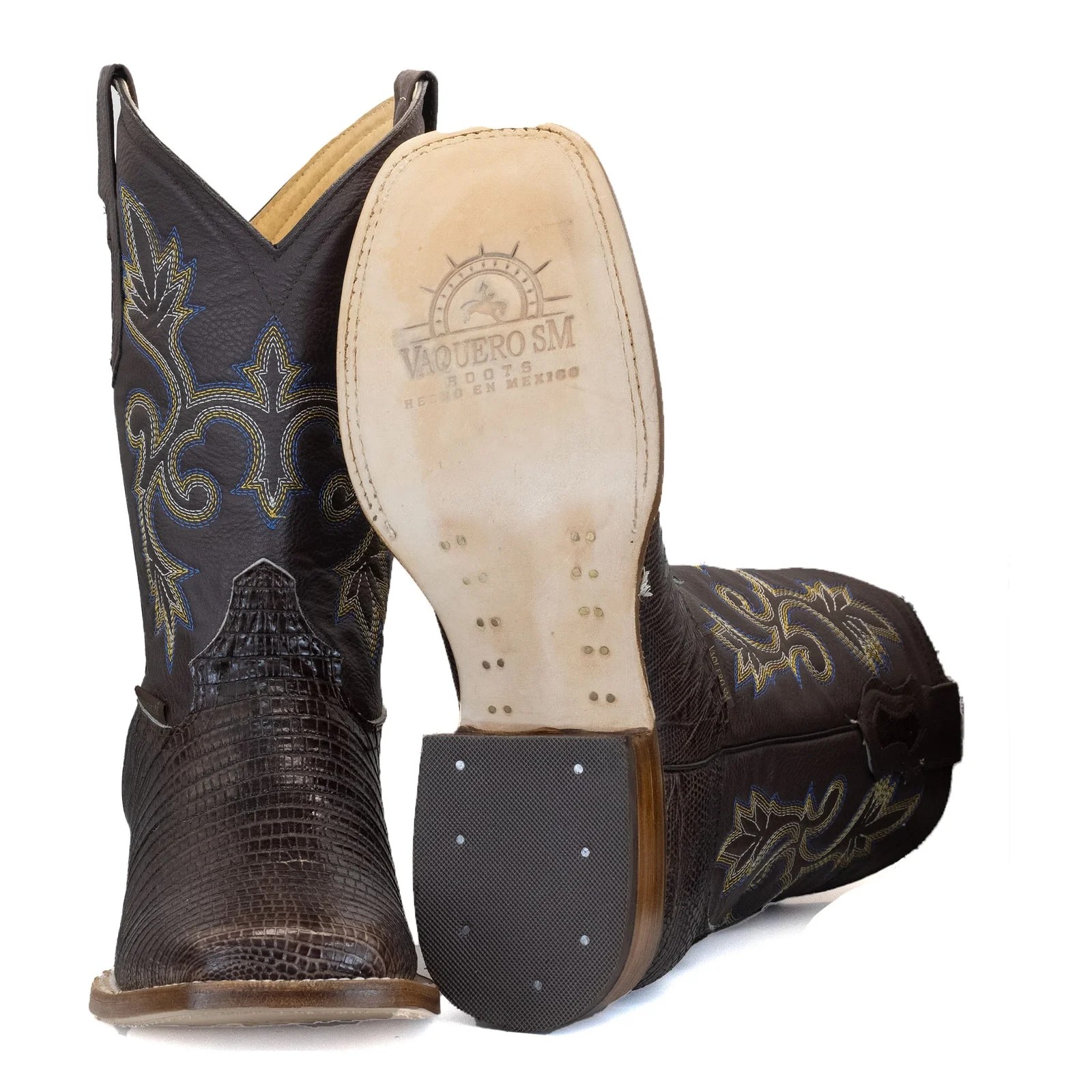BOTA VAQUERO SM HORMA RODEO IMIT. ARMADILLO CAFE