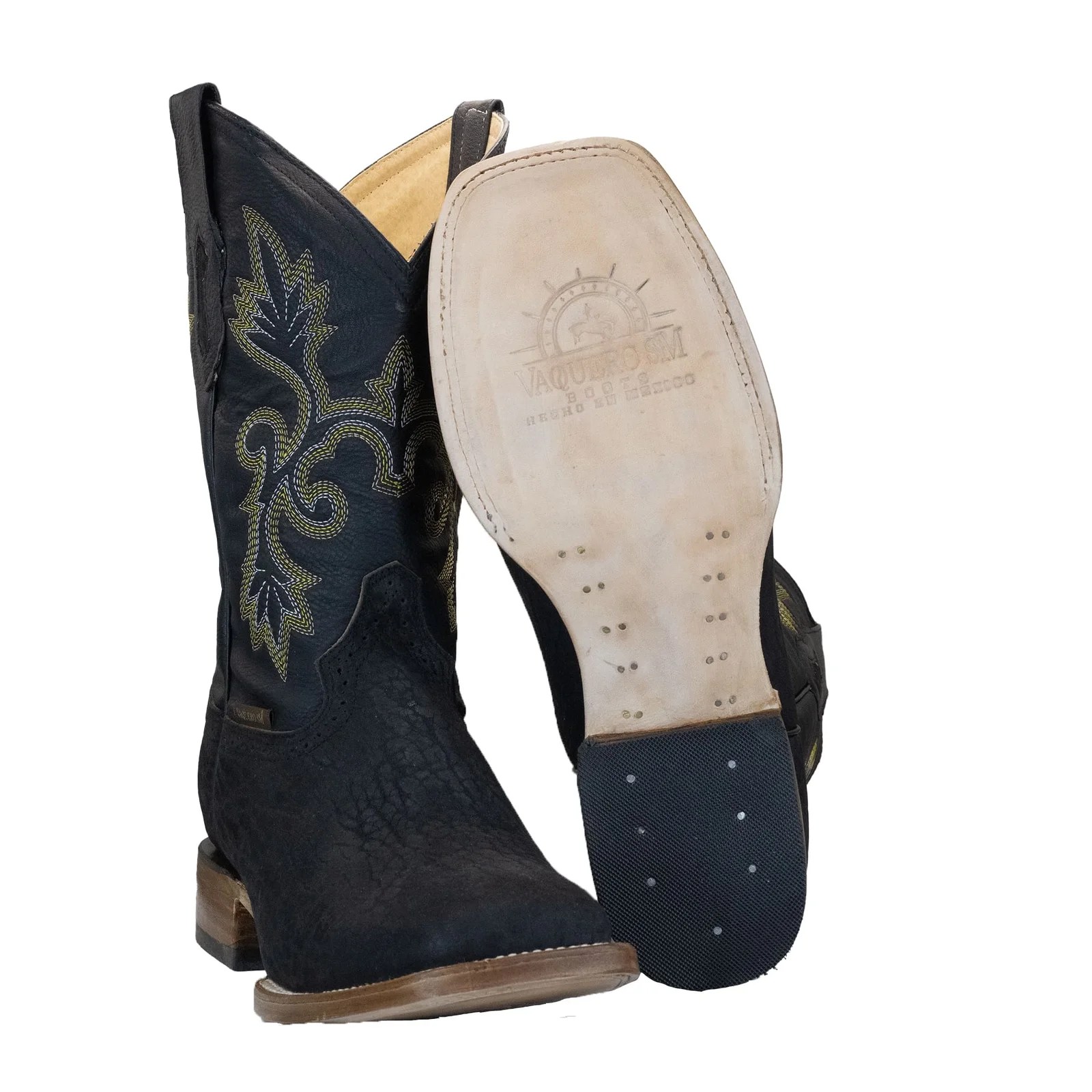 BOTA VAQUERO SM HORMA RODEO DE CUELLO DE TORO NEGRO