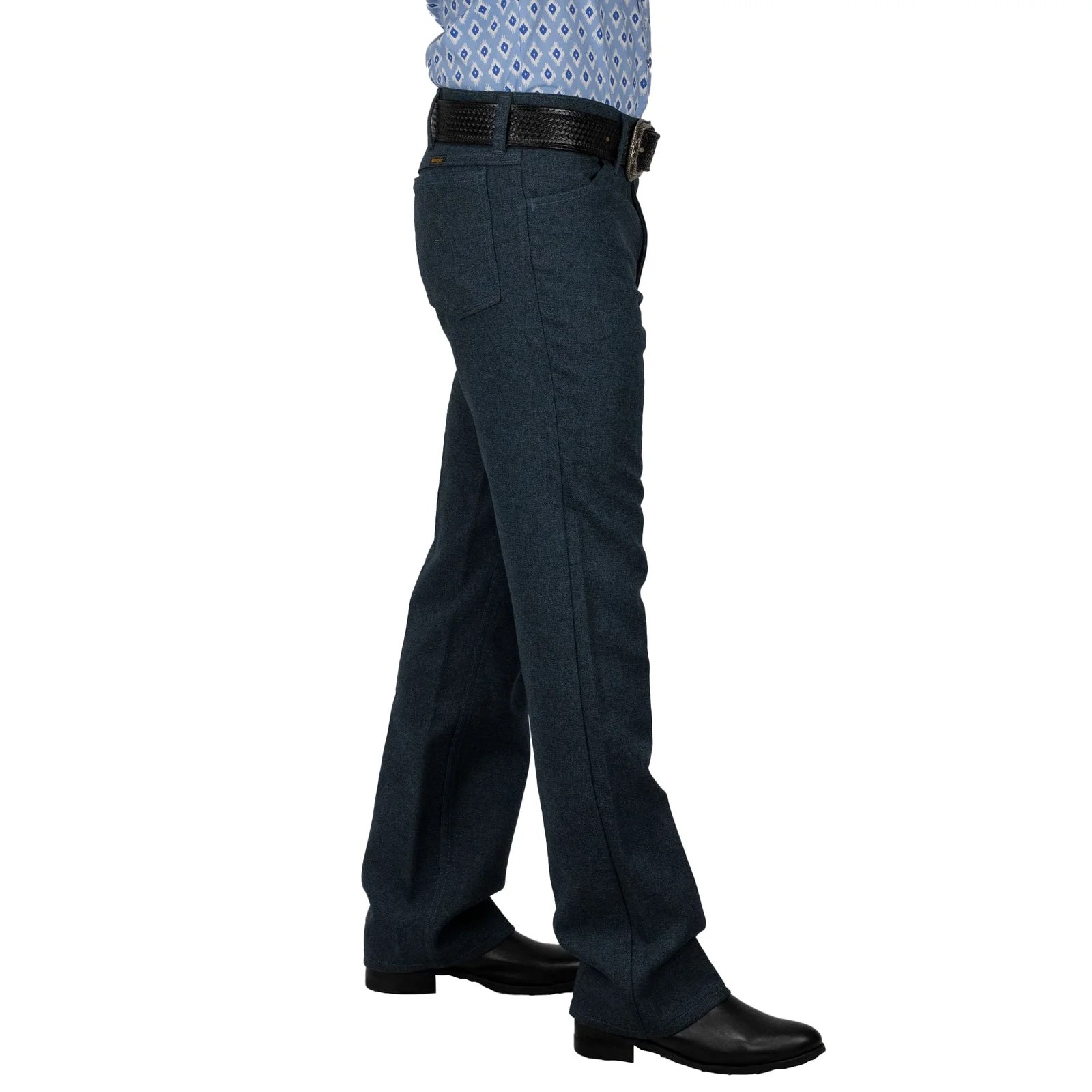 PANTALON WRANGLER DE POLIESTER AZUL NEVADO