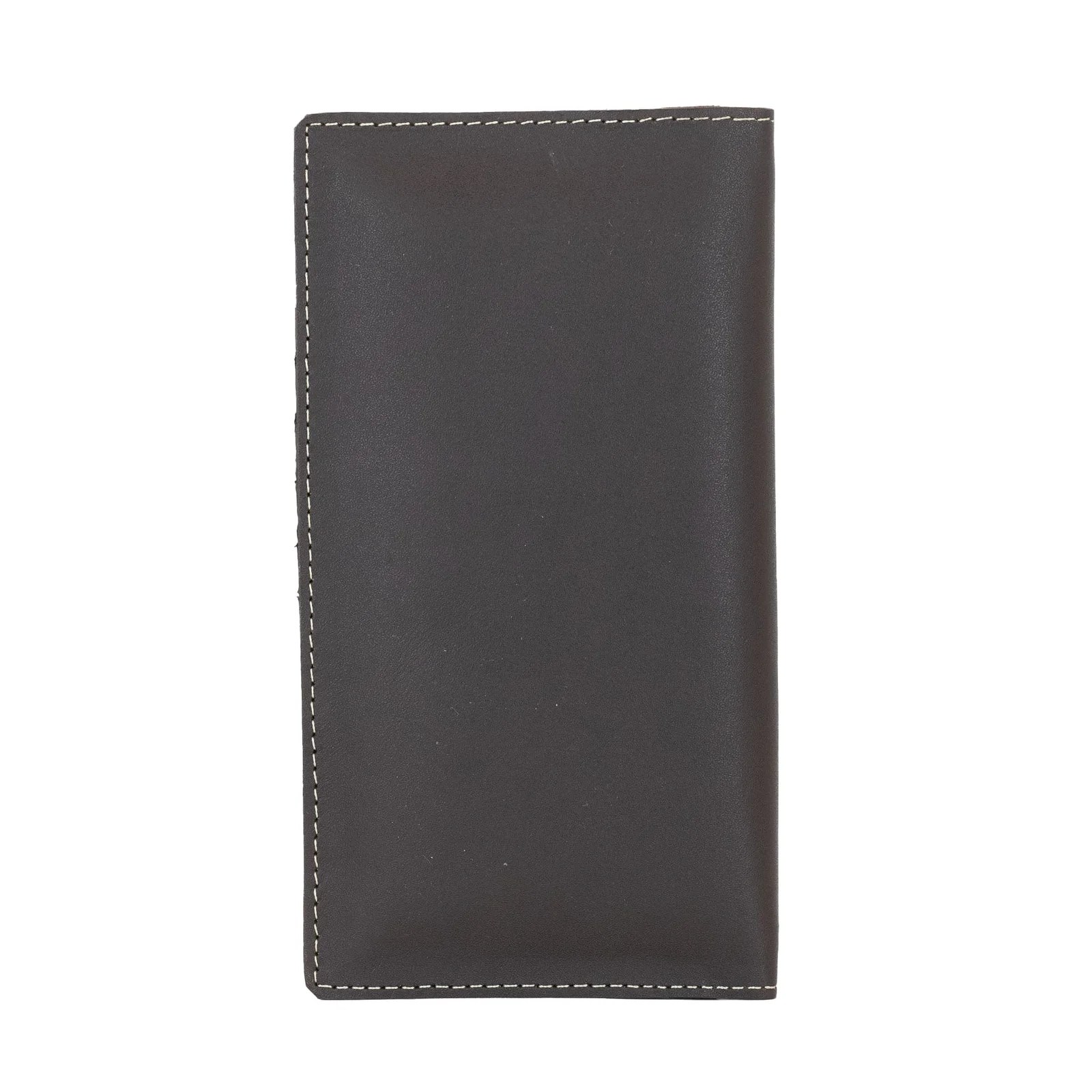 CARTERA TEXANA LARGA LISA CAFE