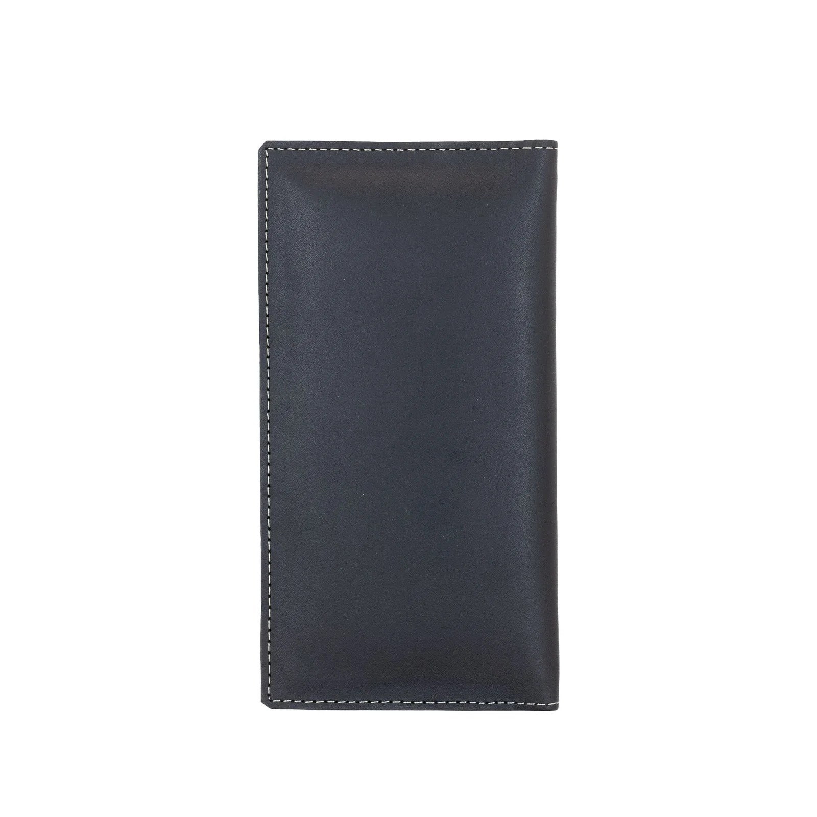 CARTERA TEXANA LARGA LISA NEGRA
