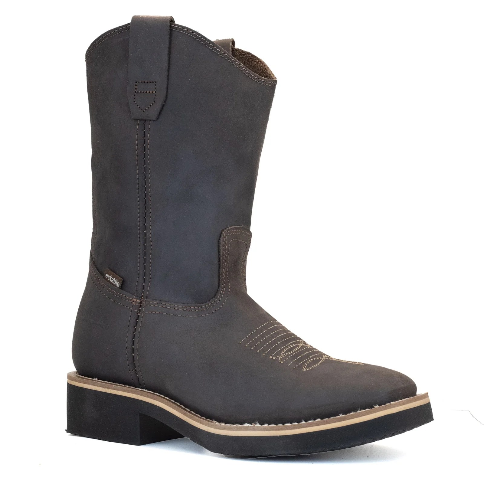 BOTA ESTABLO DE TRABAJO HORMA RODEO CHOCOLATE