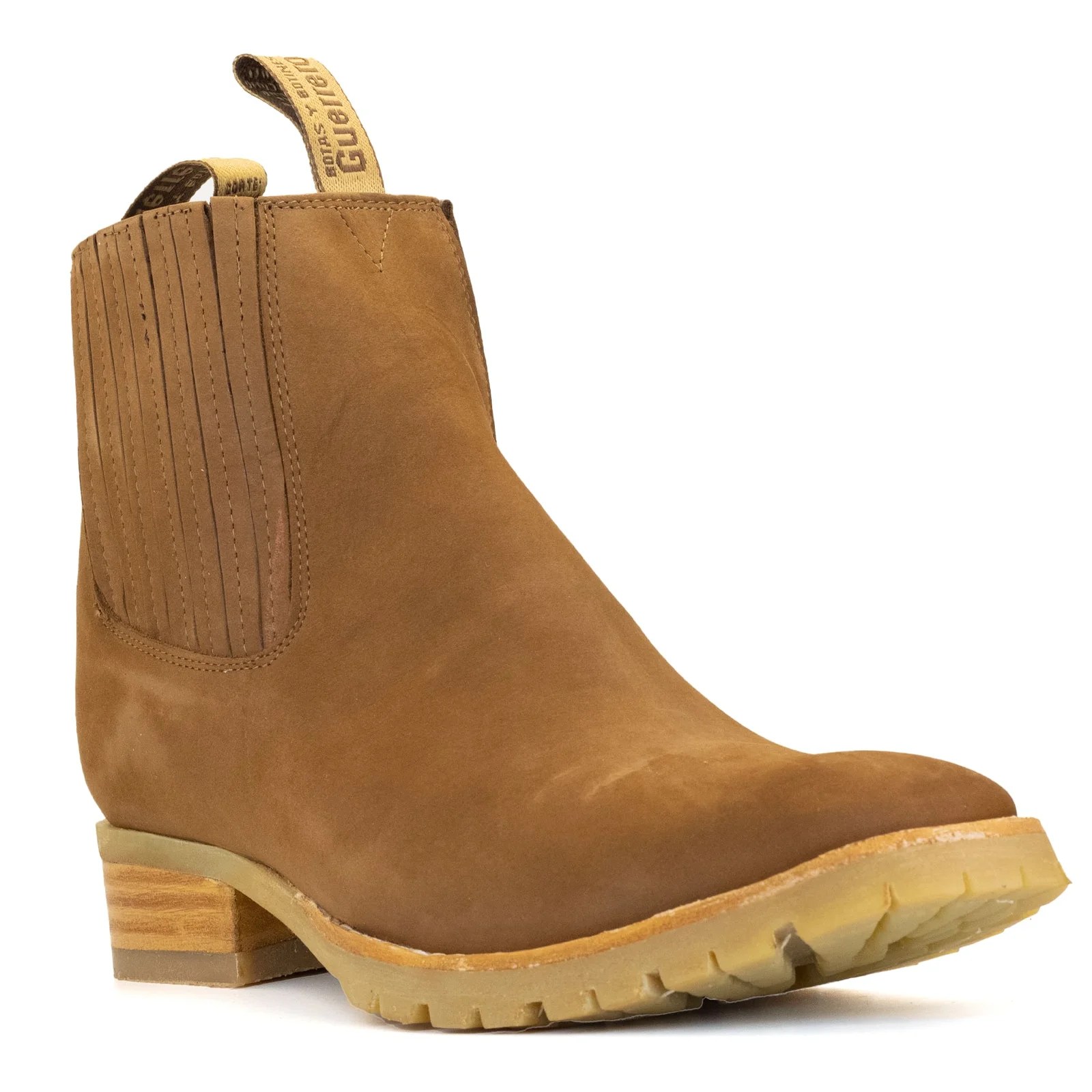 BOTIN GUERRERO CUADRADO NOBUCK ORO