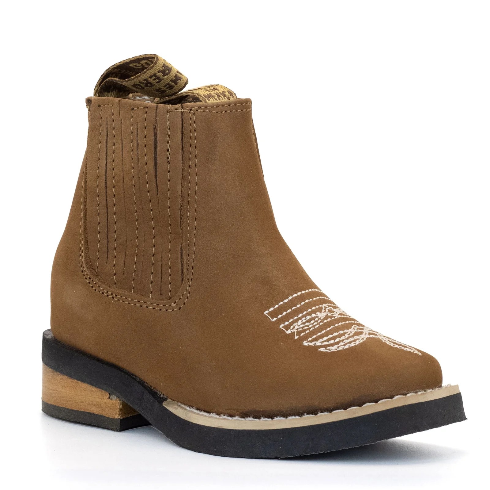 BOTIN GUERRERO CUADRADO NOBUCK ORO