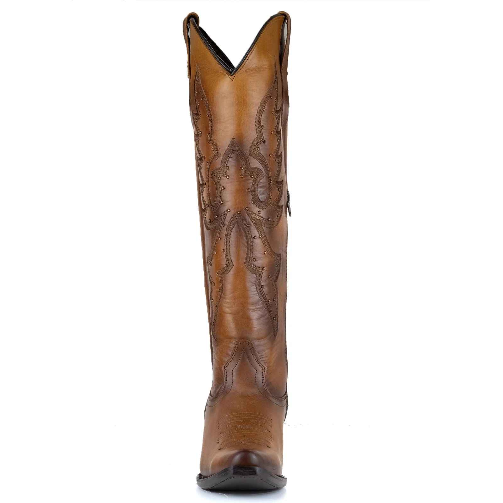 BOTA DE TUBO ALTO PARA DAMA MIEL