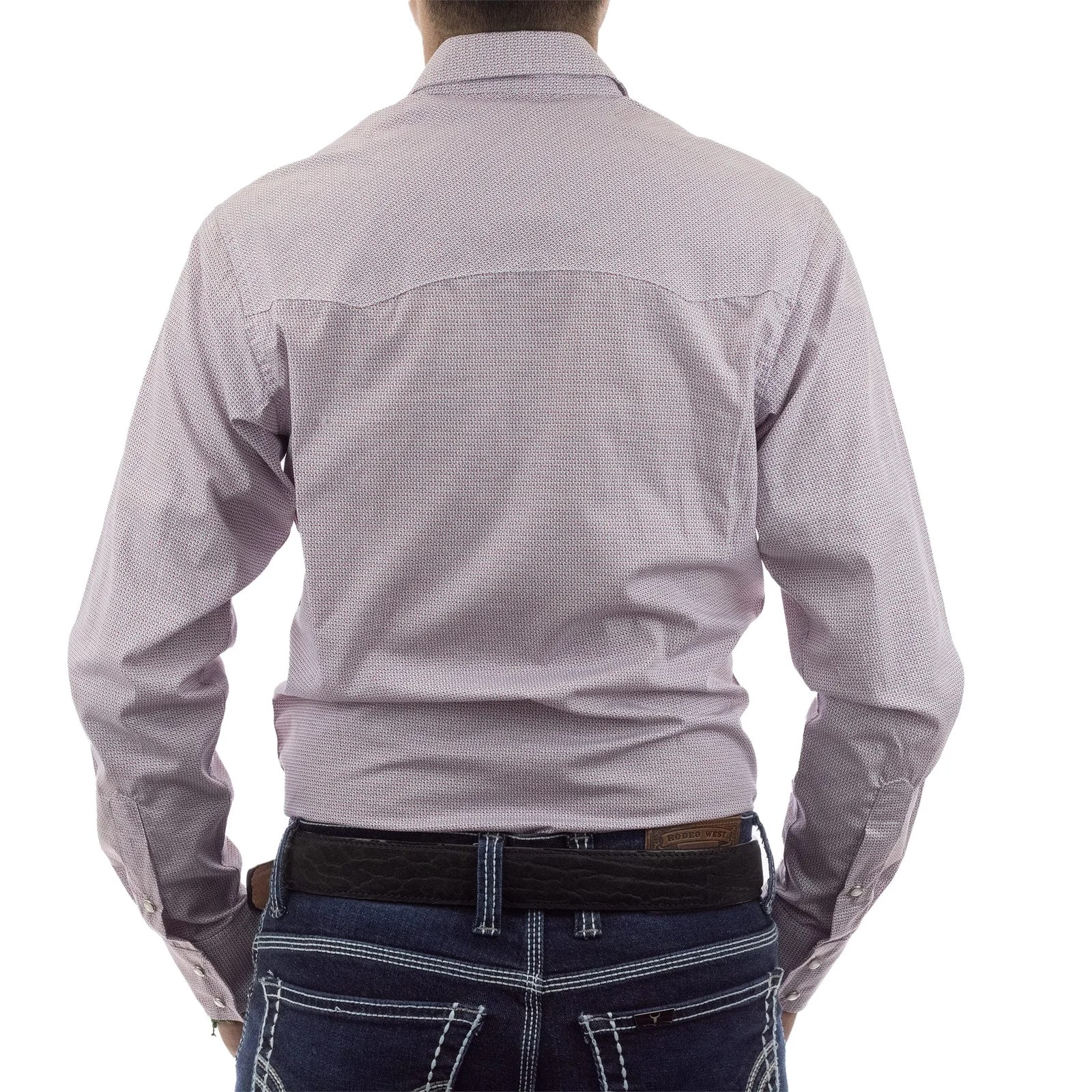 CAMISA VAQUERA MANGA LARGA WRANGLER HOMBRE ROJO