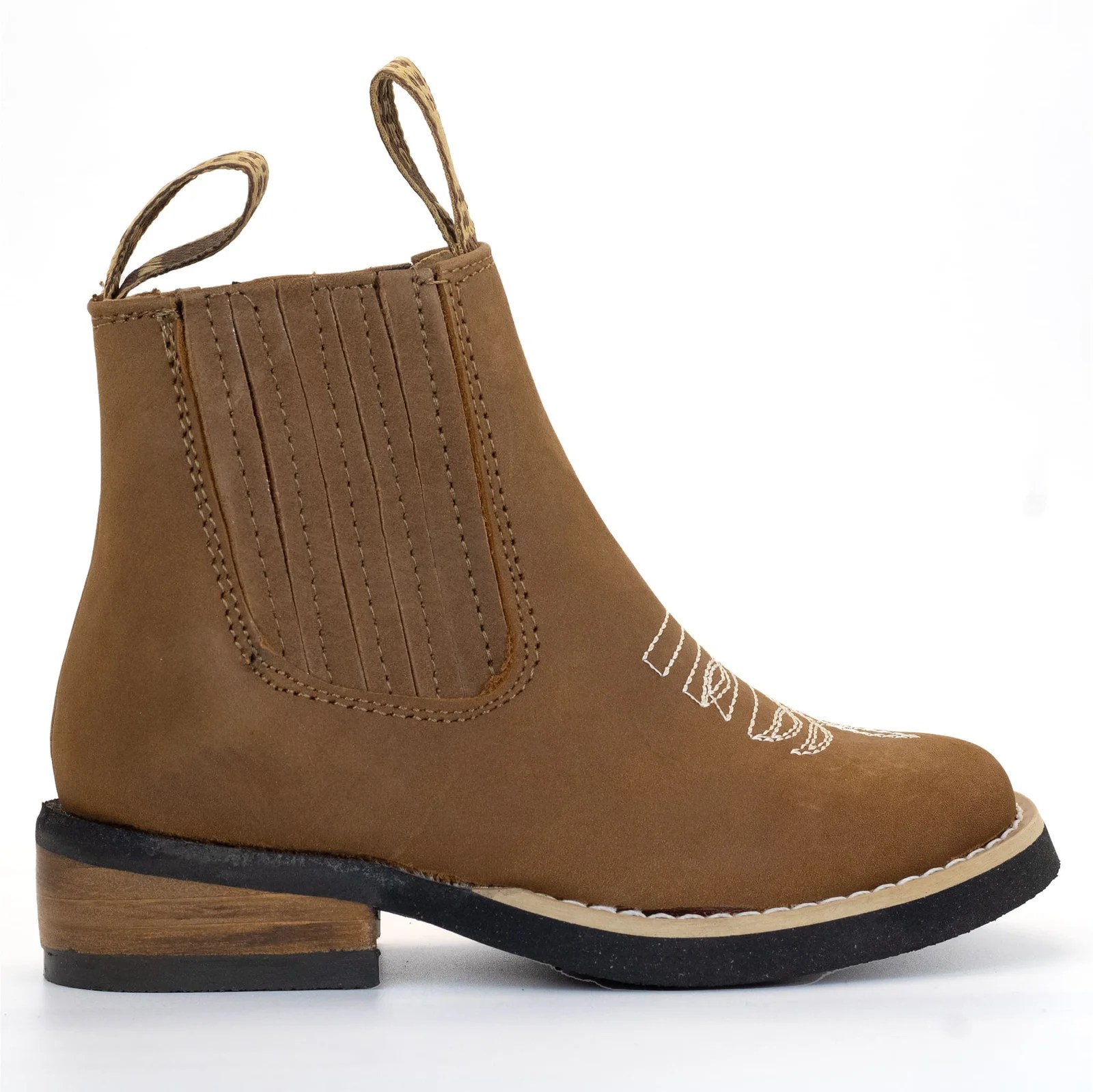 BOTIN GUERRERO CUADRADO NOBUCK ORO