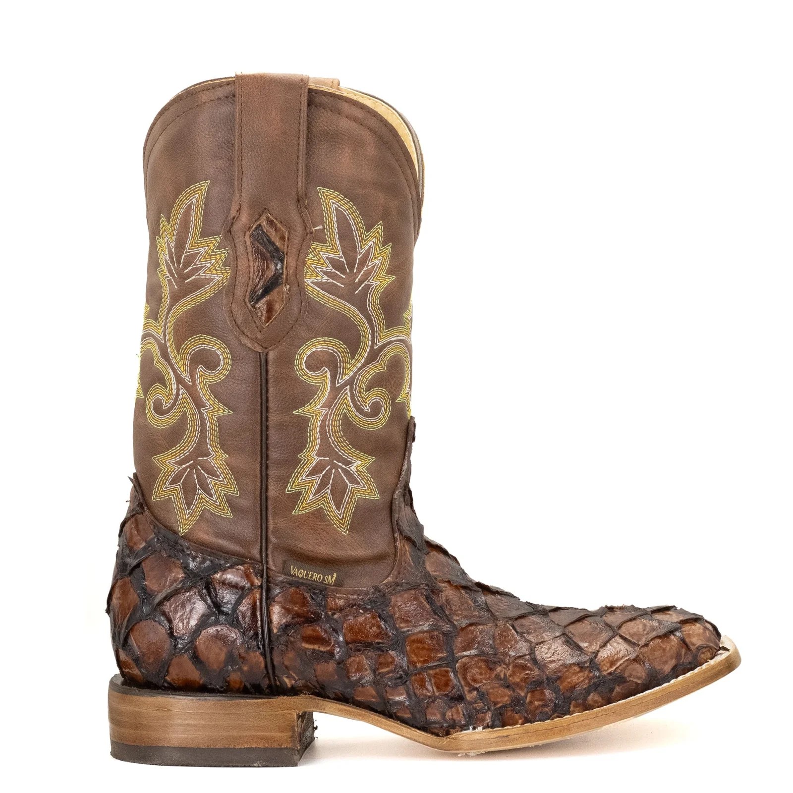 BOTA VAQUERO SM HORMA RODEO IMIT. PESCADO COÑAC.