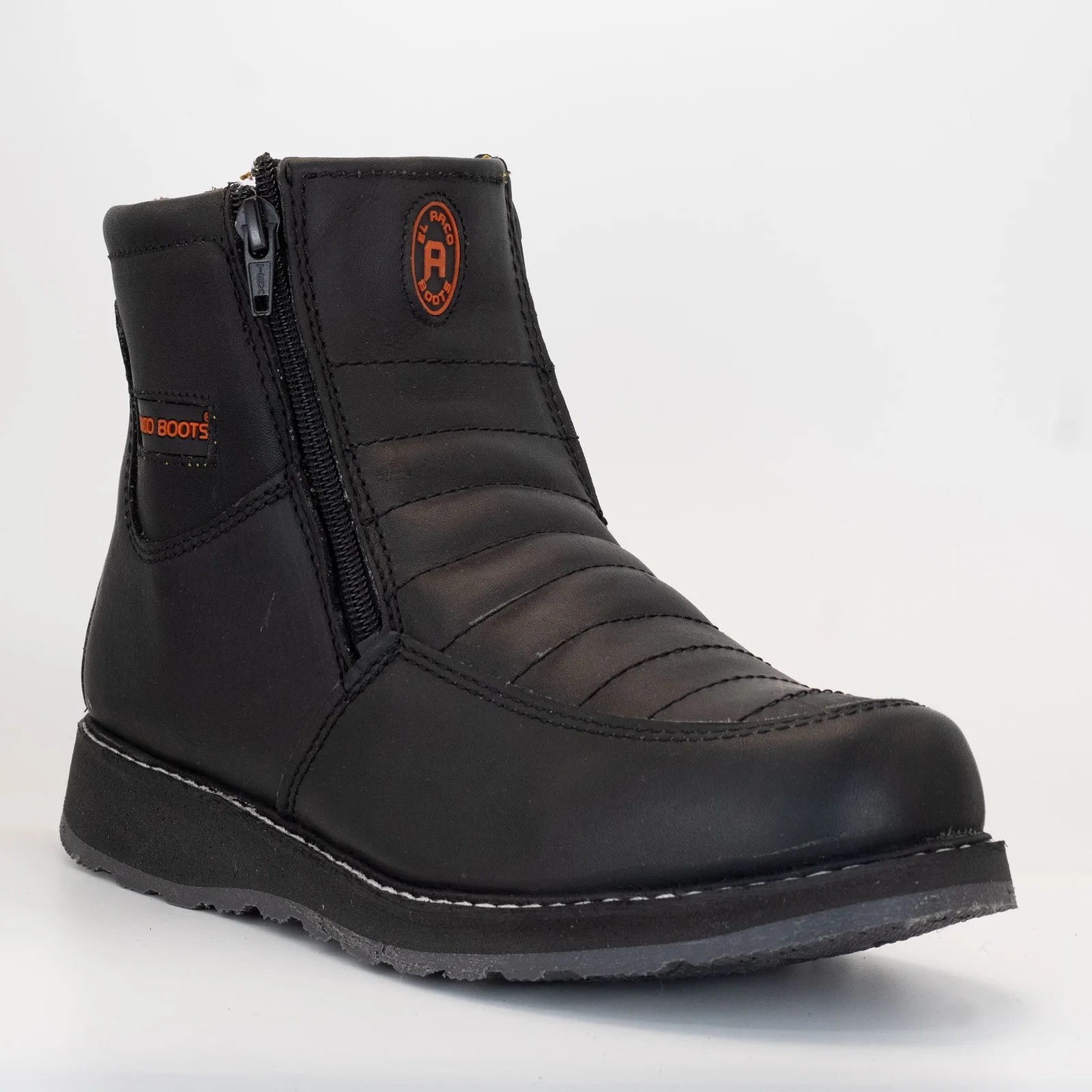 BOTA DE CASUAL CON CIERRE NEGRO