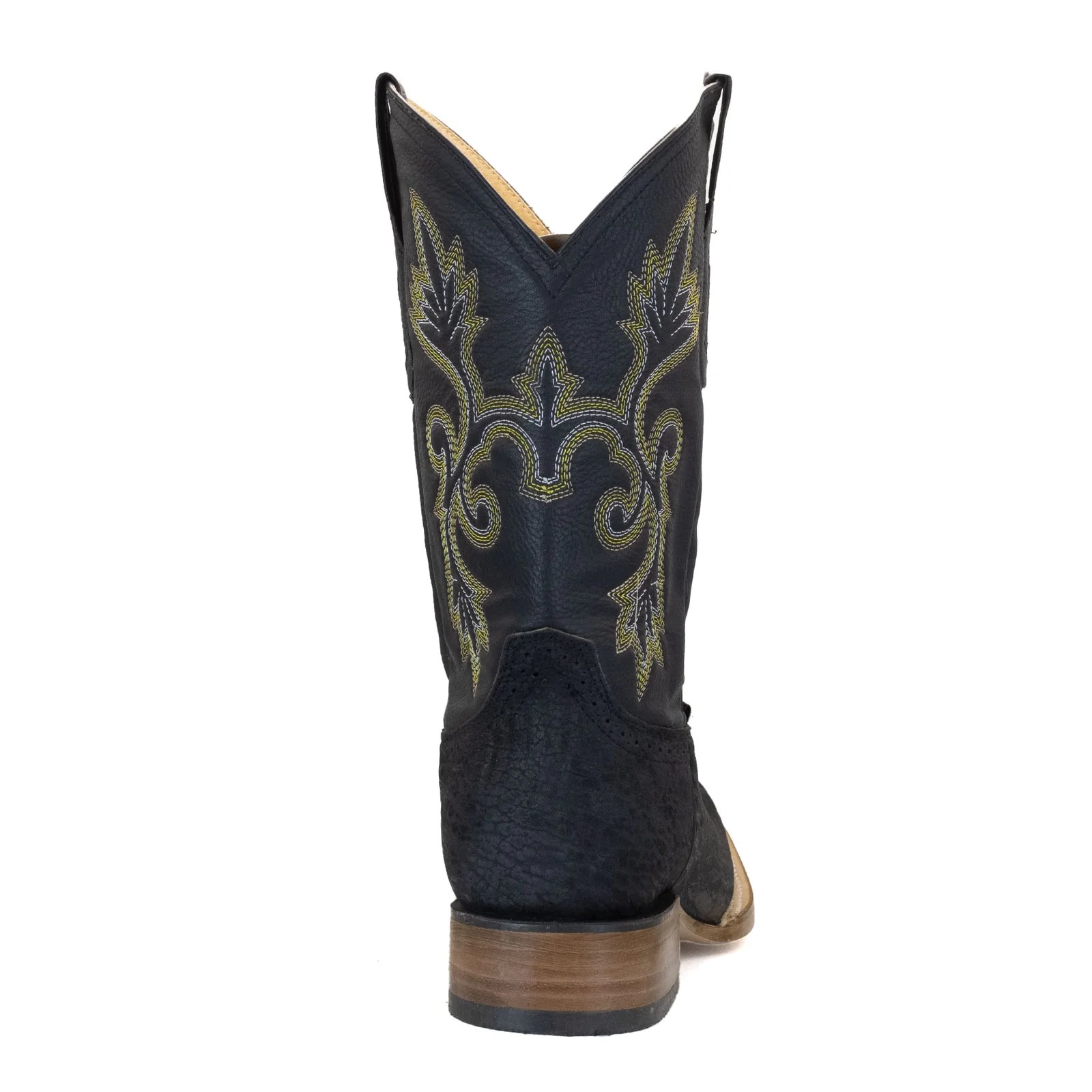BOTA VAQUERO SM HORMA RODEO DE CUELLO DE TORO NEGRO