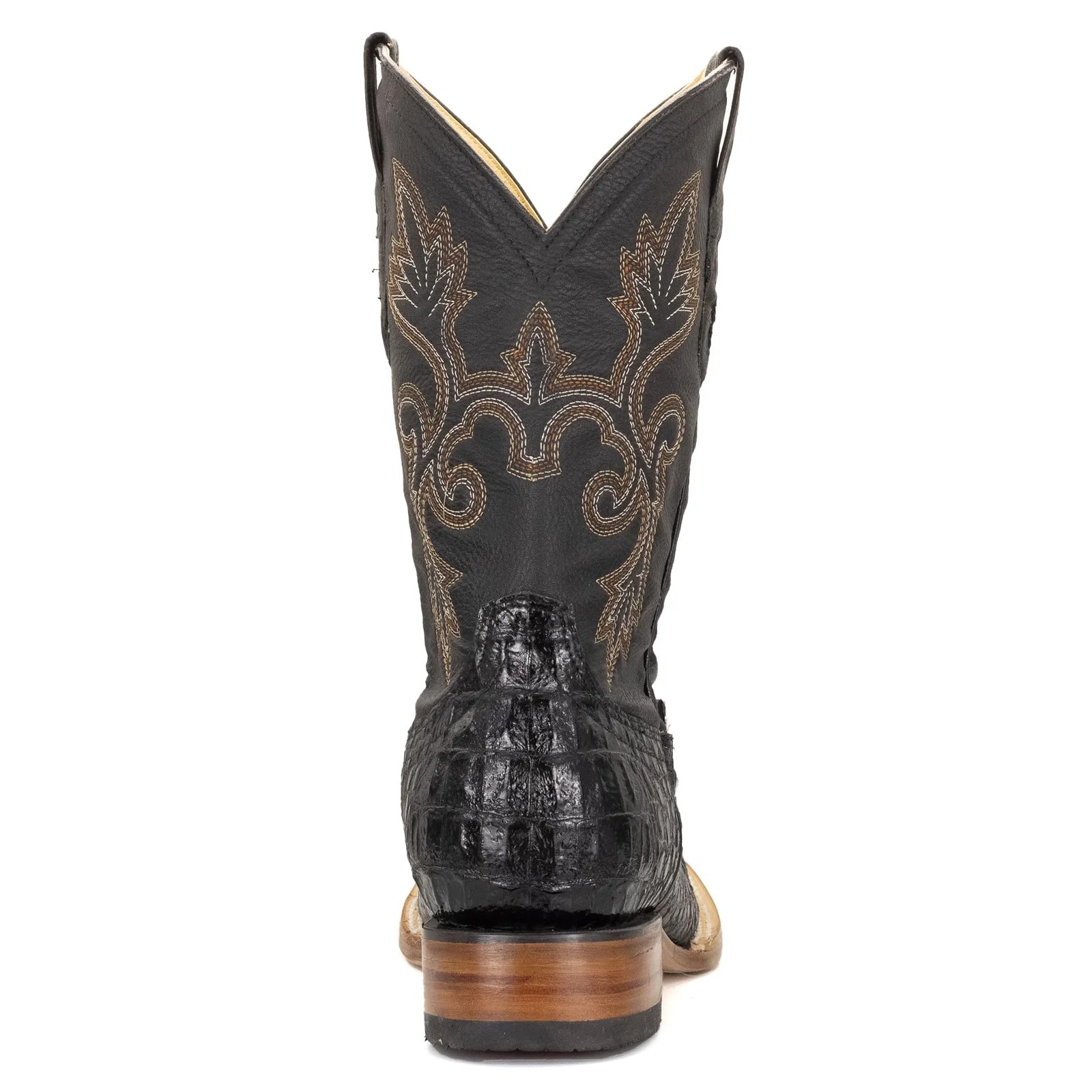 BOTA VAQUERO SM HORMA RODEO IMIT. COCODRILO NEGRO