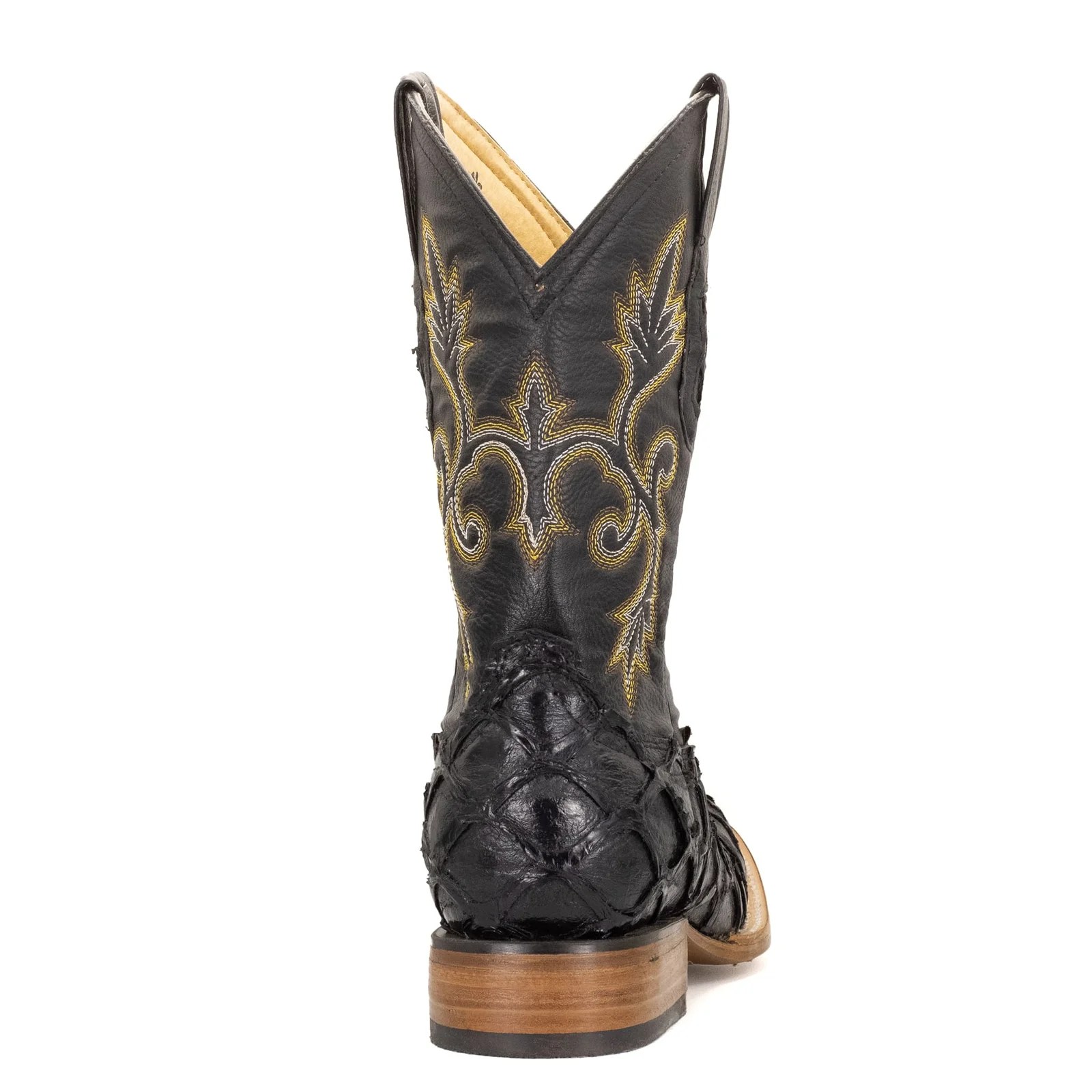 BOTA VAQUERO SM HORMA RODEO IMIT. PESCADO NEGRO.