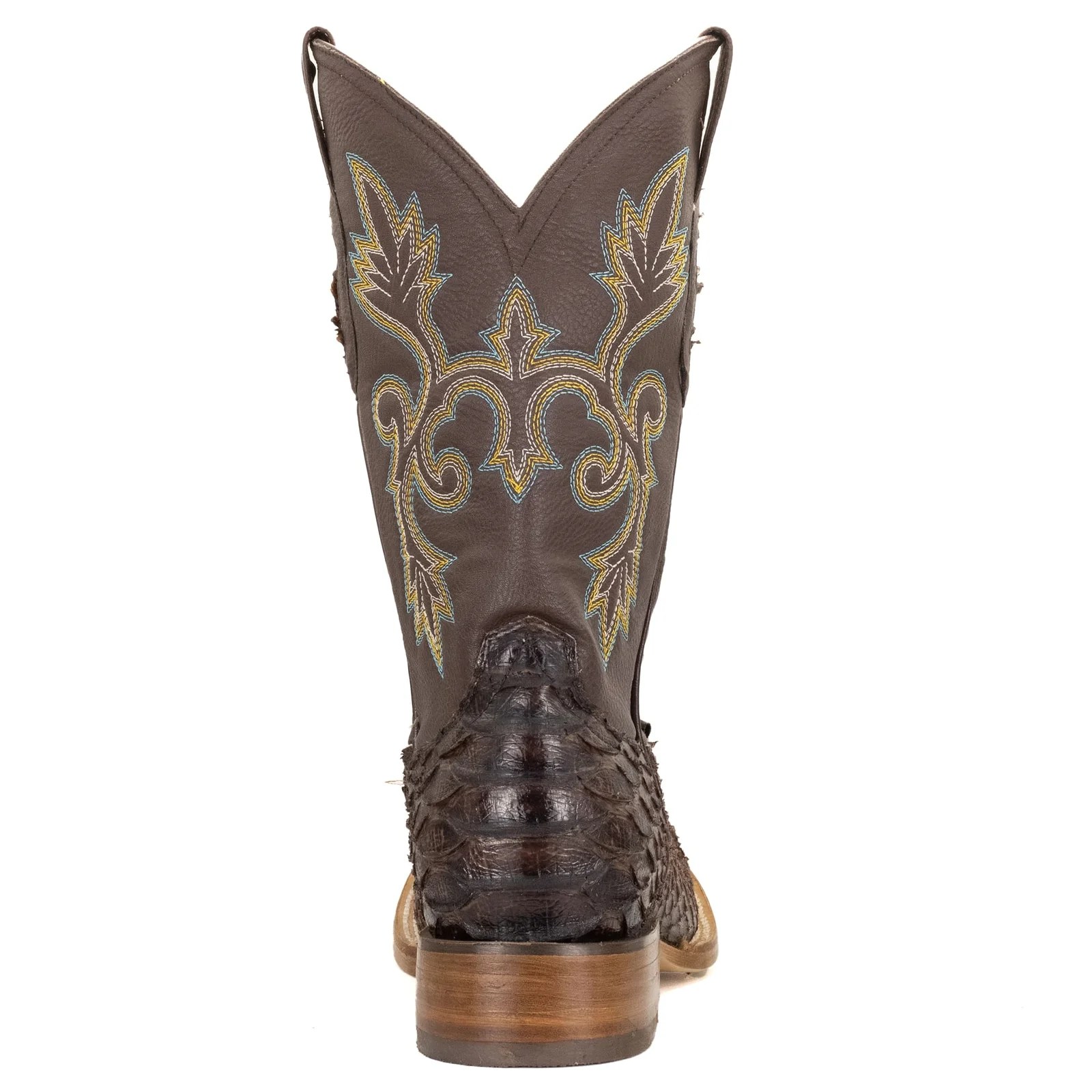 BOTA VAQUERO SM HORMA RODEO IMIT. PITON CAFE.