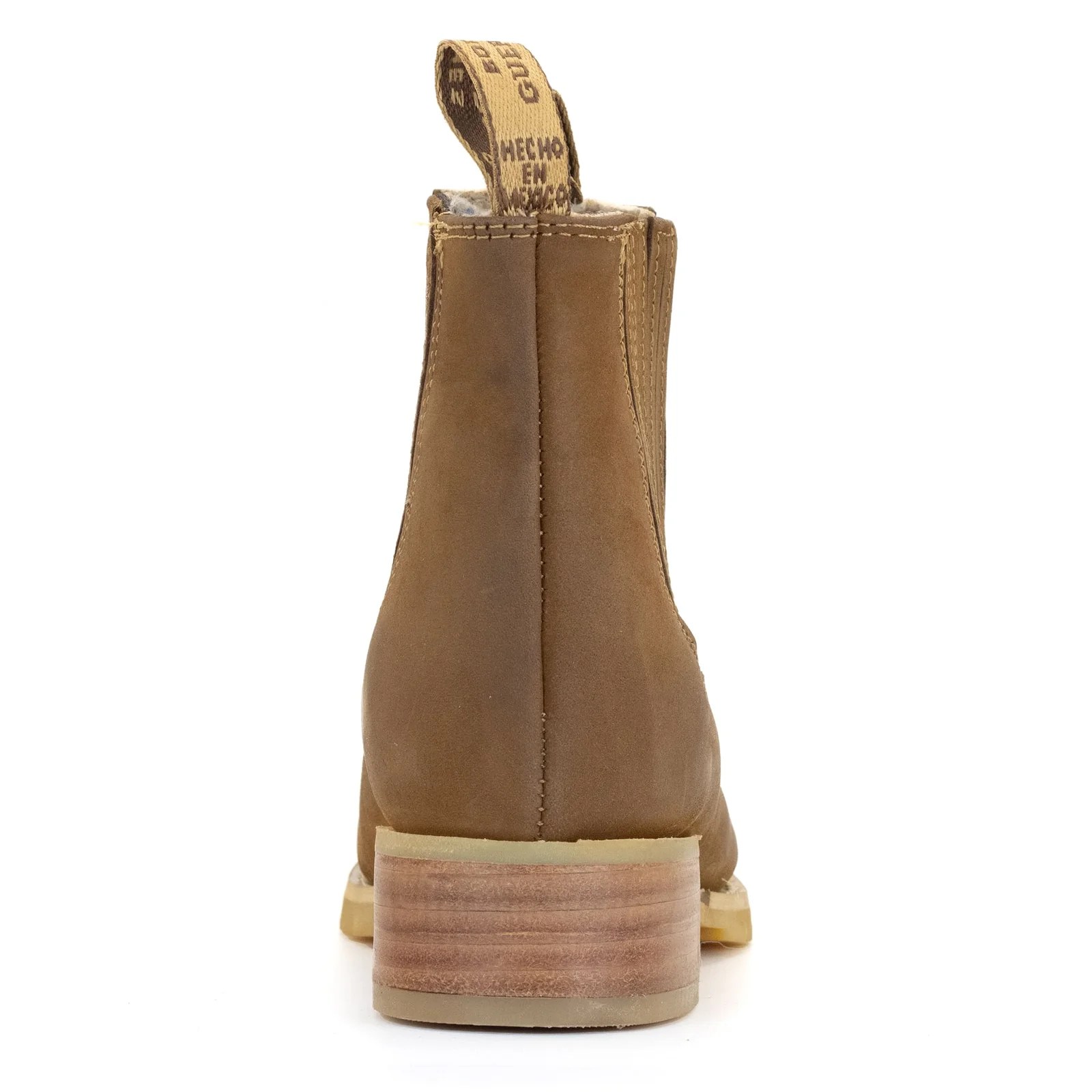 BOTIN GUERRERO CUADRADO NOBUCK ORO