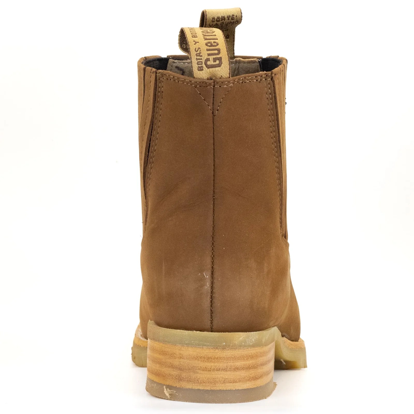 BOTIN GUERRERO CUADRADO NOBUCK ORO