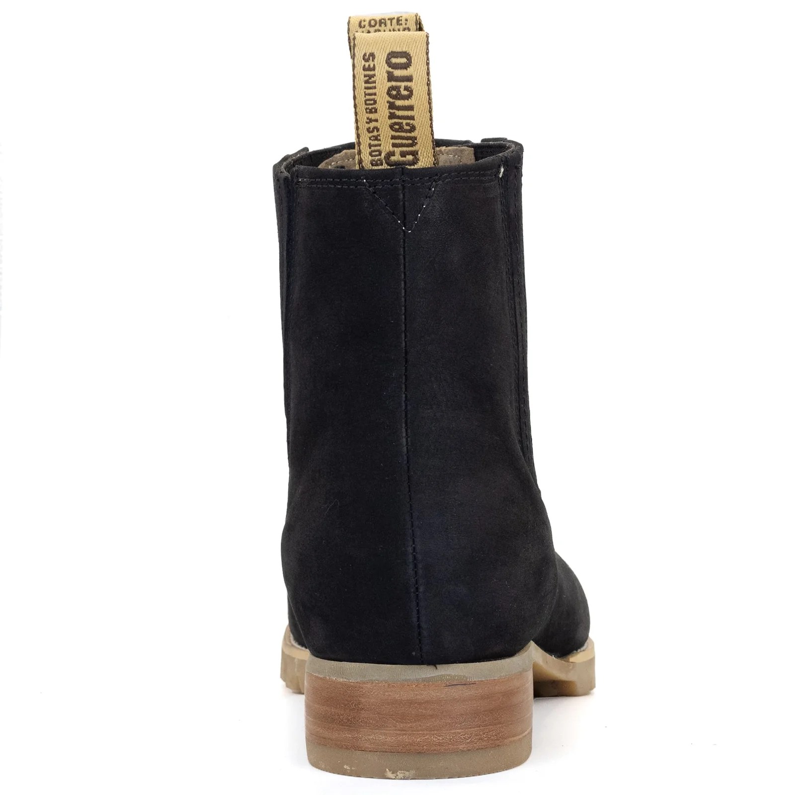 BOTIN GUERRERO REDONDO NOBUCK NEGRO