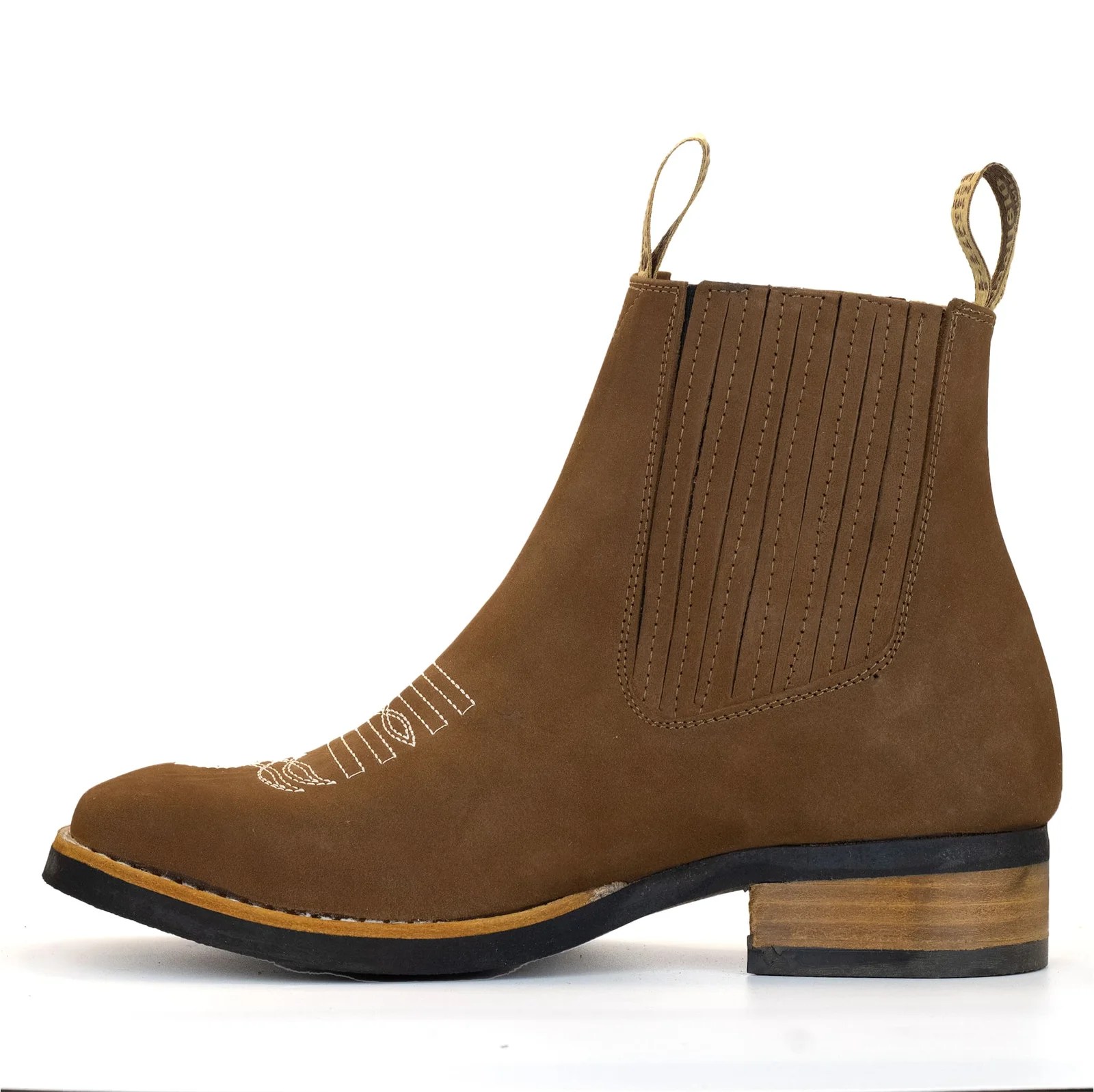 BOTIN GUERRERO CUADRADO NOBUCK ORO