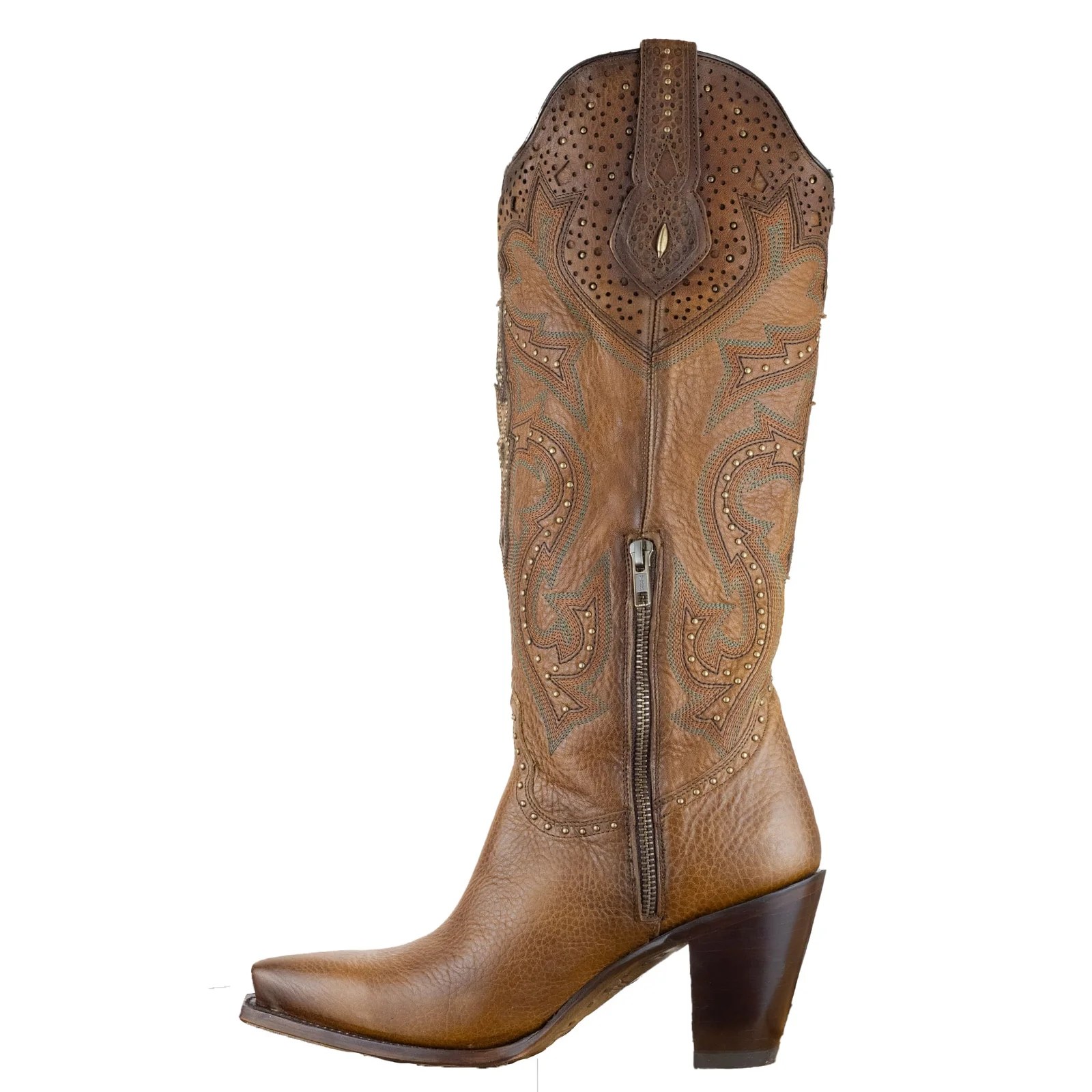 BOTA RIO GRANDE DAMA TUBO ALTO MIEL MODELO HANNA.