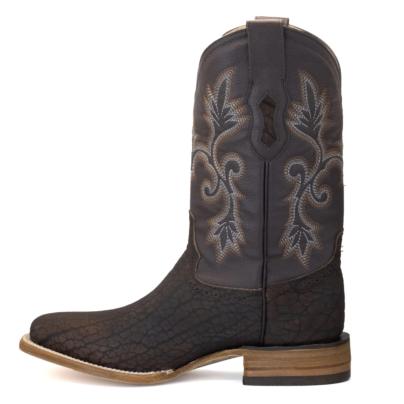 BOTA VAQUERO SM HORMA RODEO DE CUELLO DE TORO CAFE