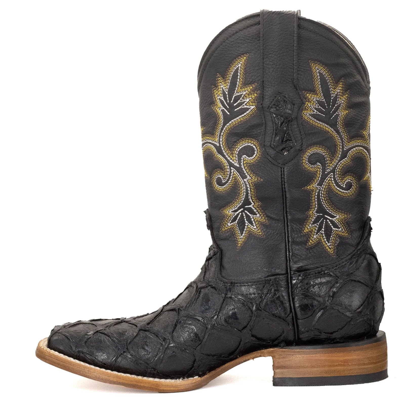 BOTA VAQUERO SM HORMA RODEO IMIT. PESCADO NEGRO.