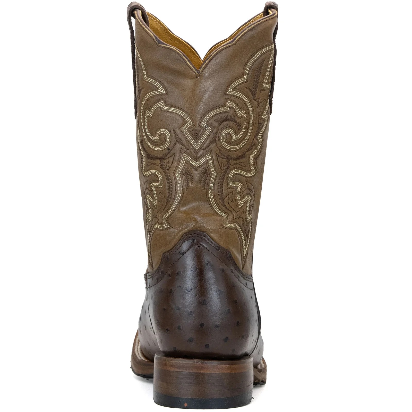 BOTA BOSTON IMITACION AVESTRUZ CAFE