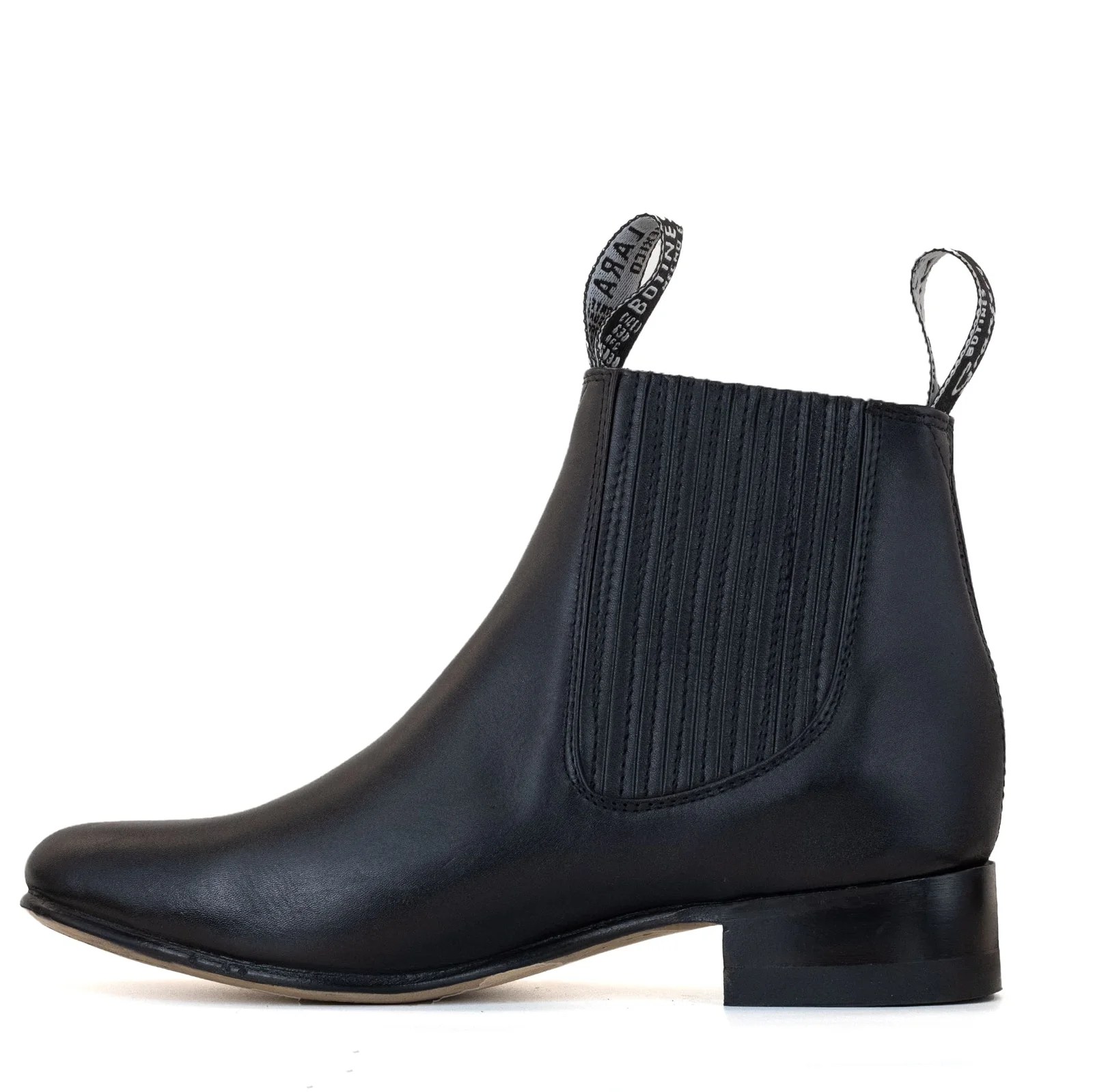 BOTIN ESPUELA CHARRO S/CUERO NEGRO