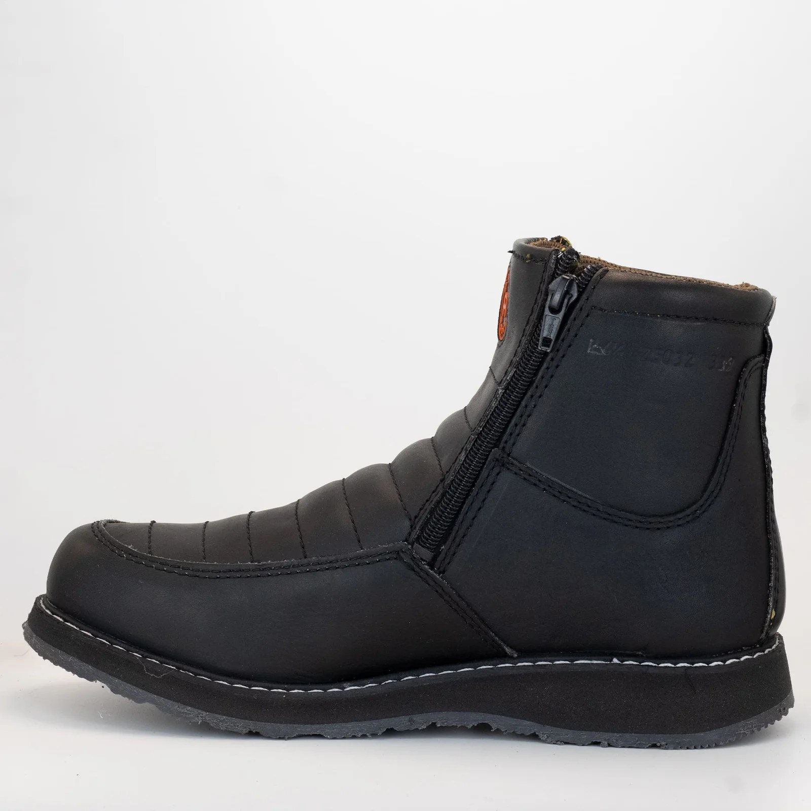 BOTA DE CASUAL CON CIERRE NEGRO