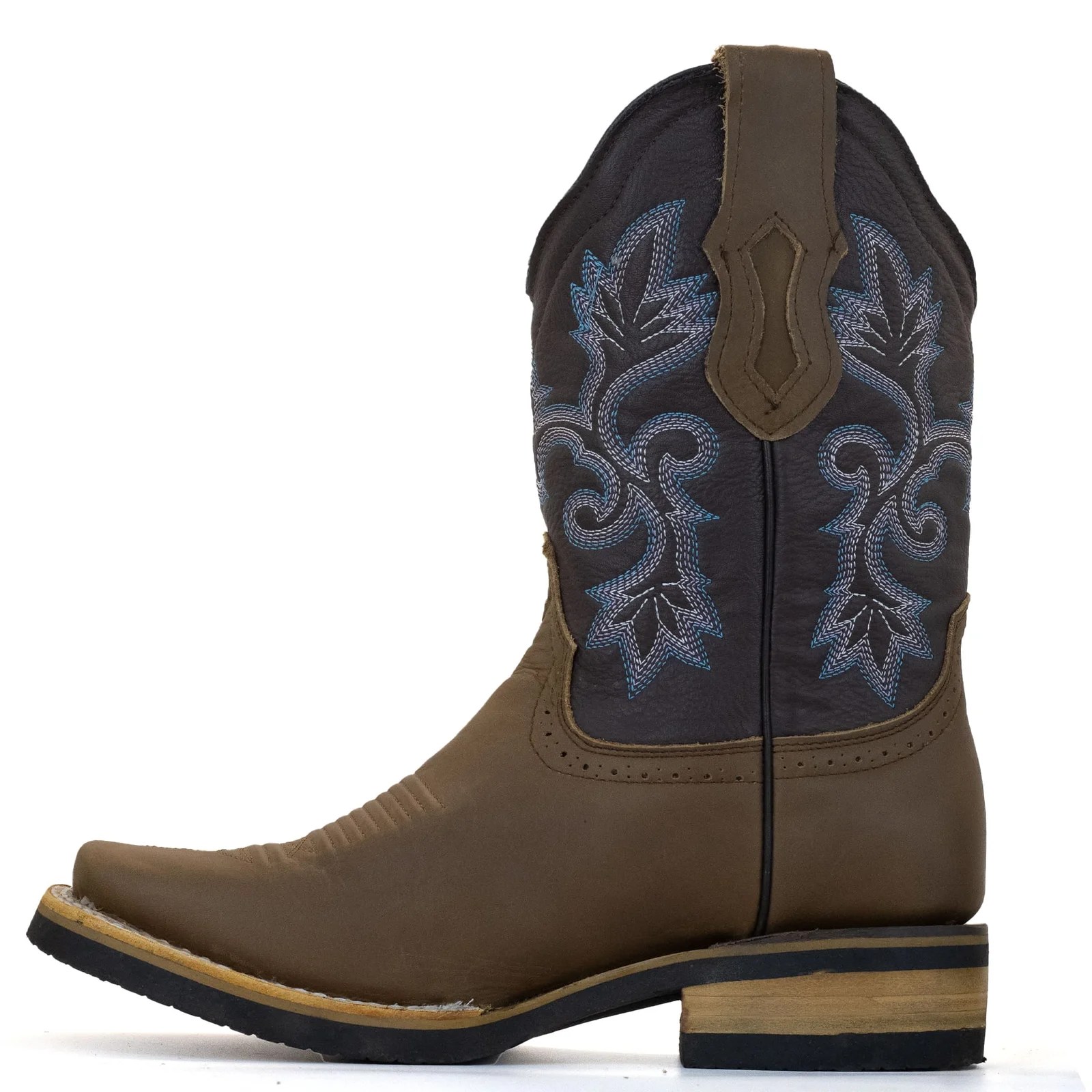 BOTA MAJOMA VAQUERA HORMA CUADRADA TABACO