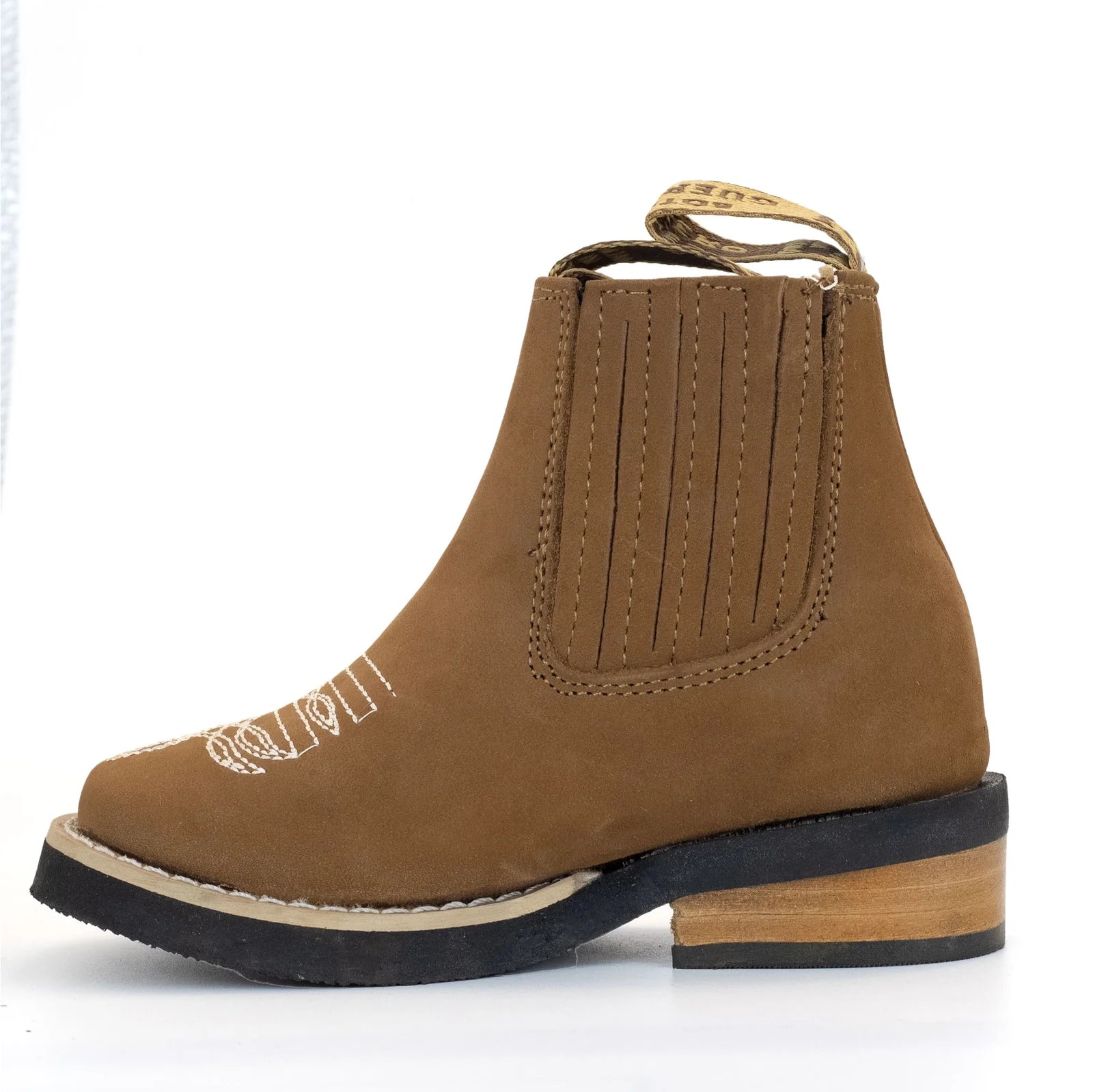 BOTIN GUERRERO CUADRADO NOBUCK ORO