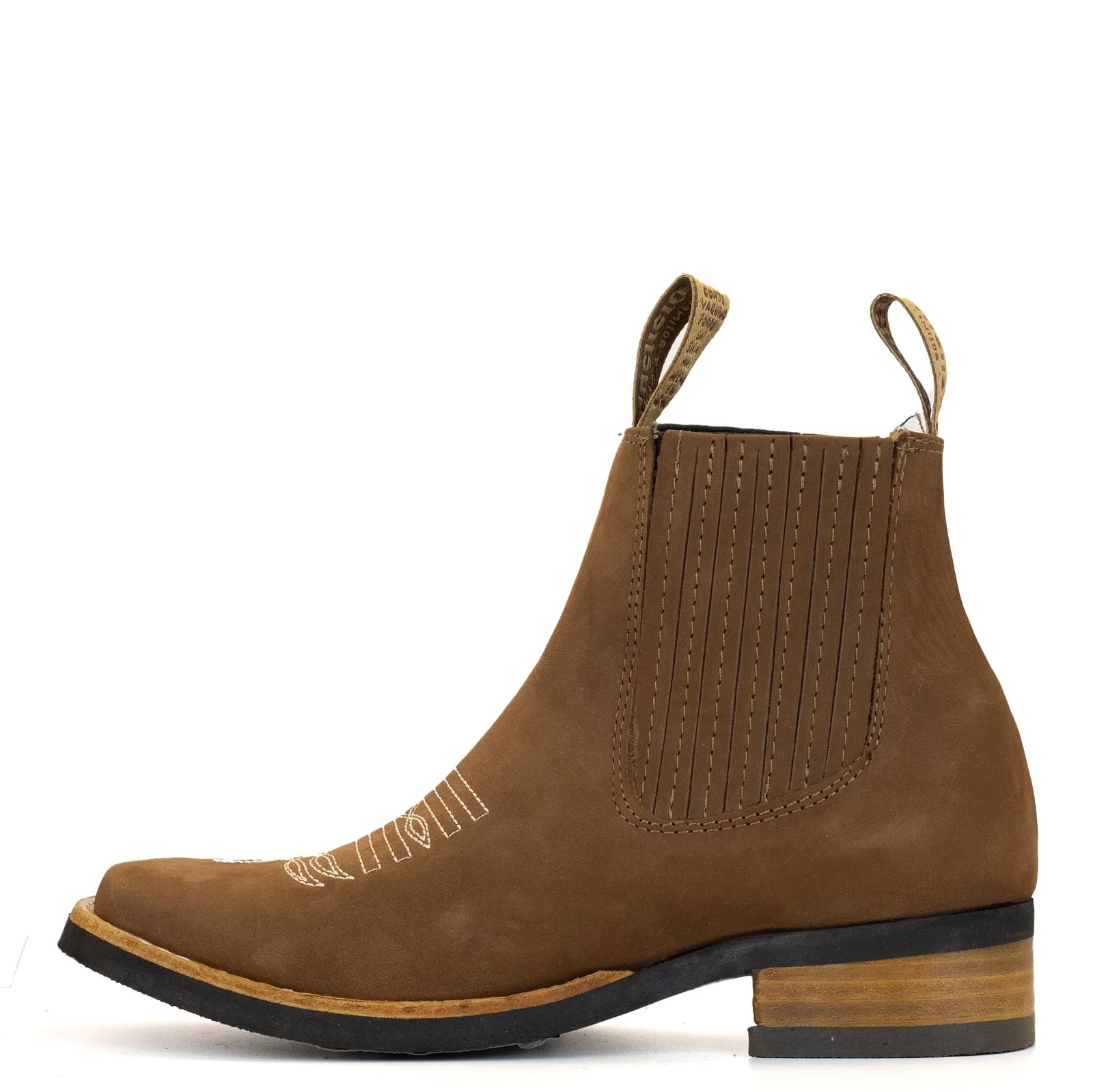 BOTIN GUERRERO CUADRADO NOBUCK ORO