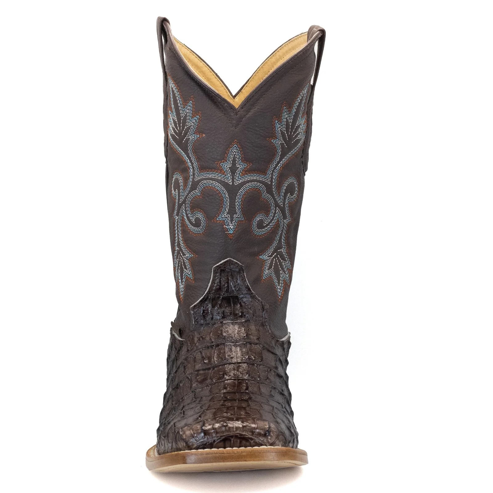 BOTA VAQUERO SM HORMA RODEO IMIT. COCODRILO CAFE.