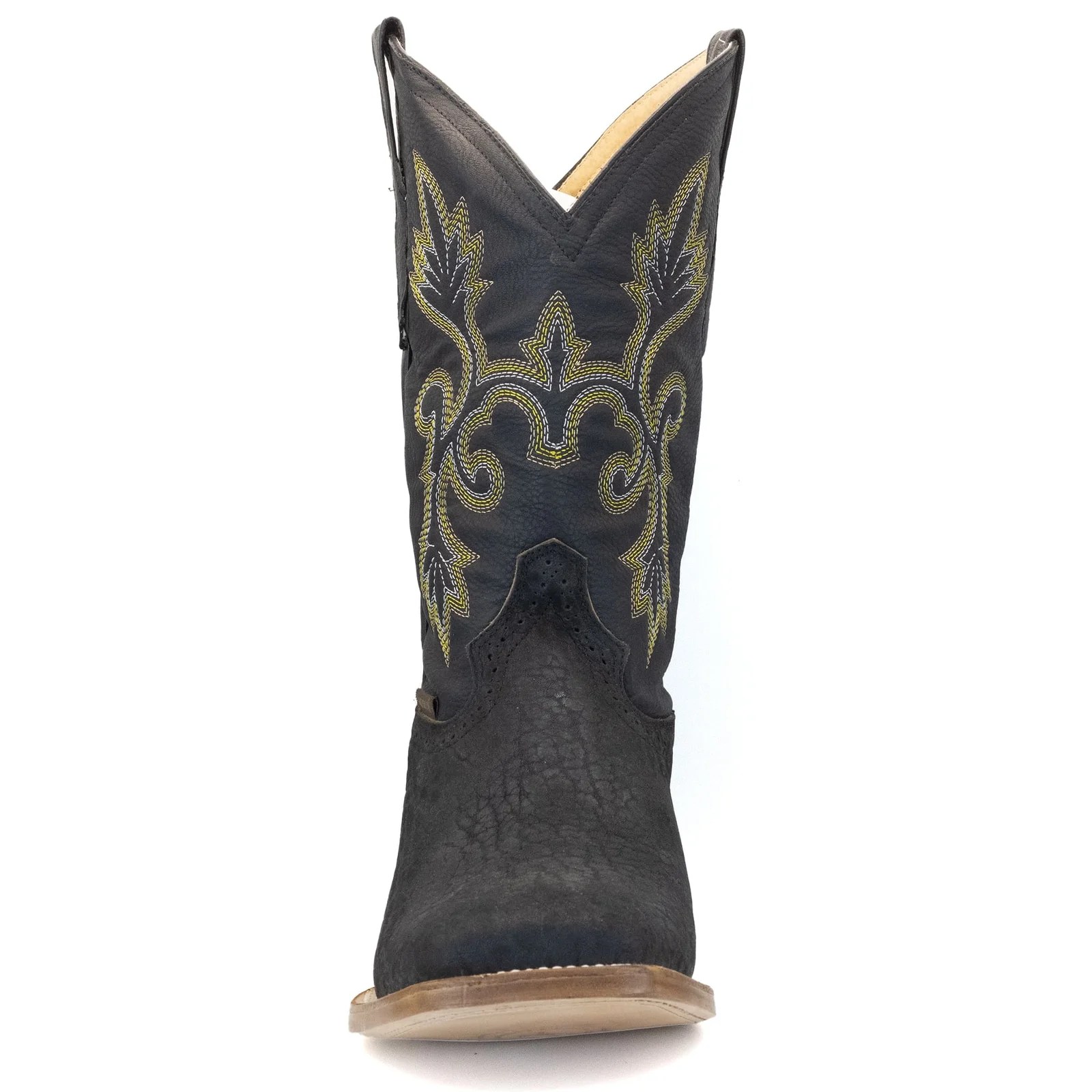 BOTA VAQUERO SM HORMA RODEO DE CUELLO DE TORO NEGRO