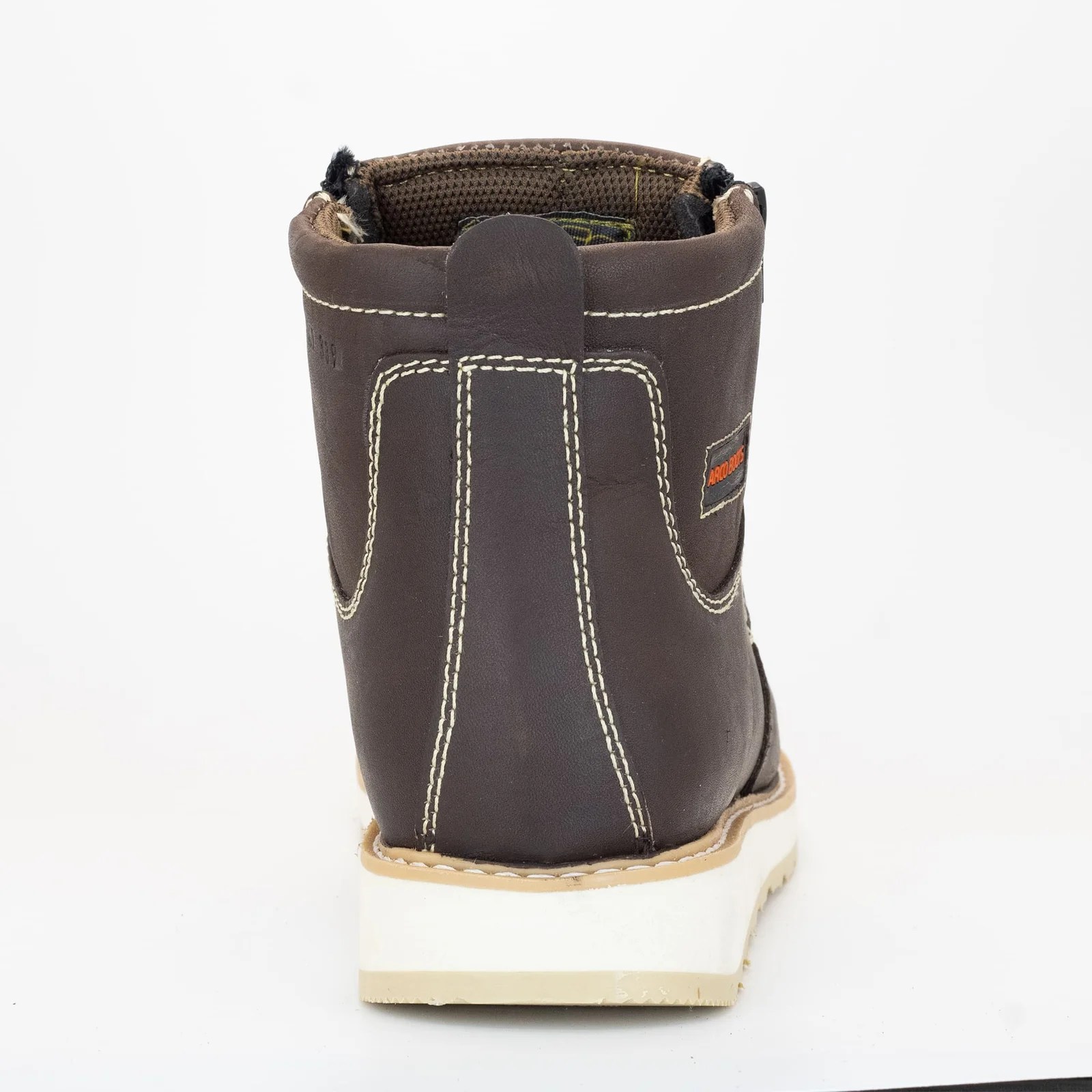 BOTA DE CASUAL CON CIERRE CAFE
