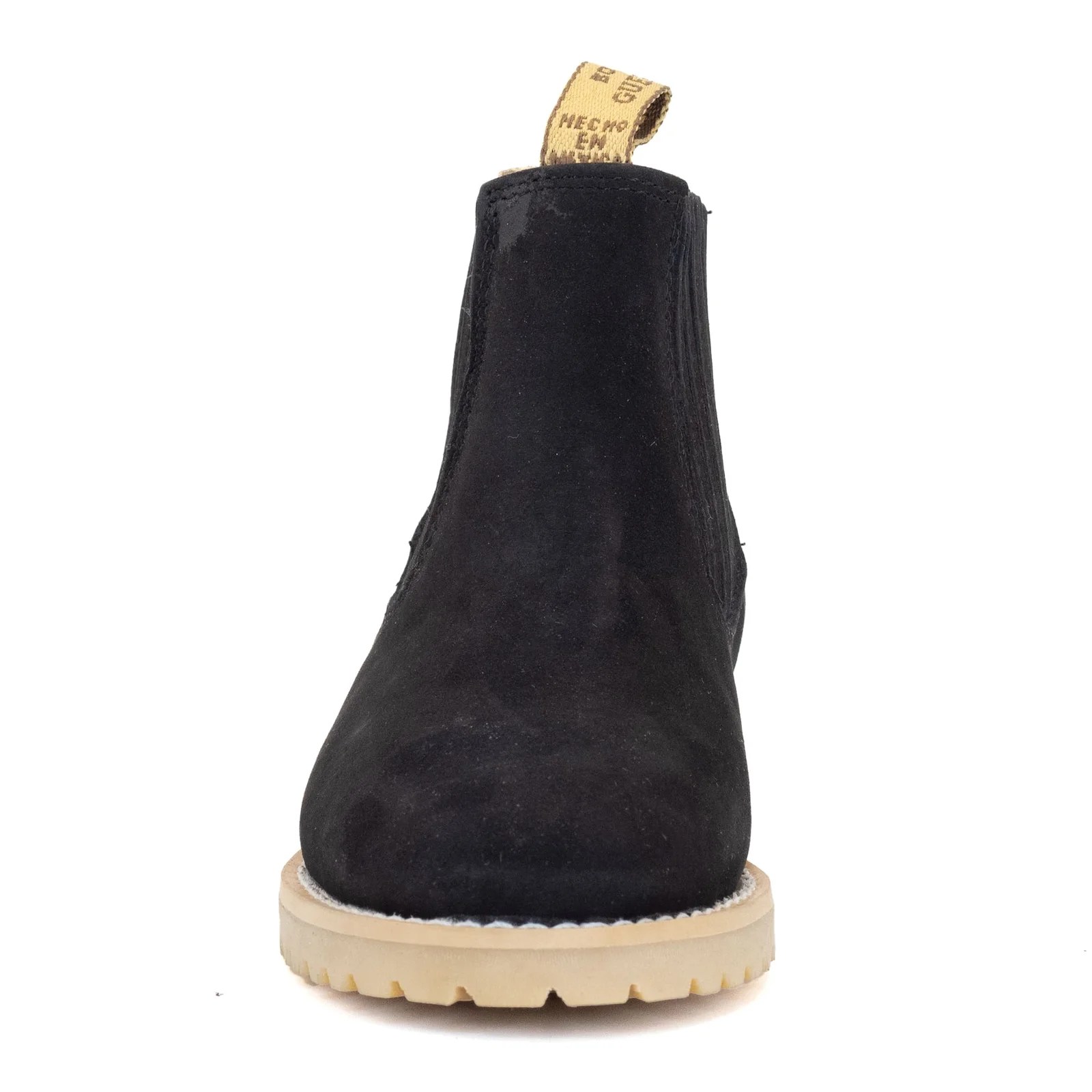 BOTIN GUERRERO REDONDO NOBUCK NEGRO