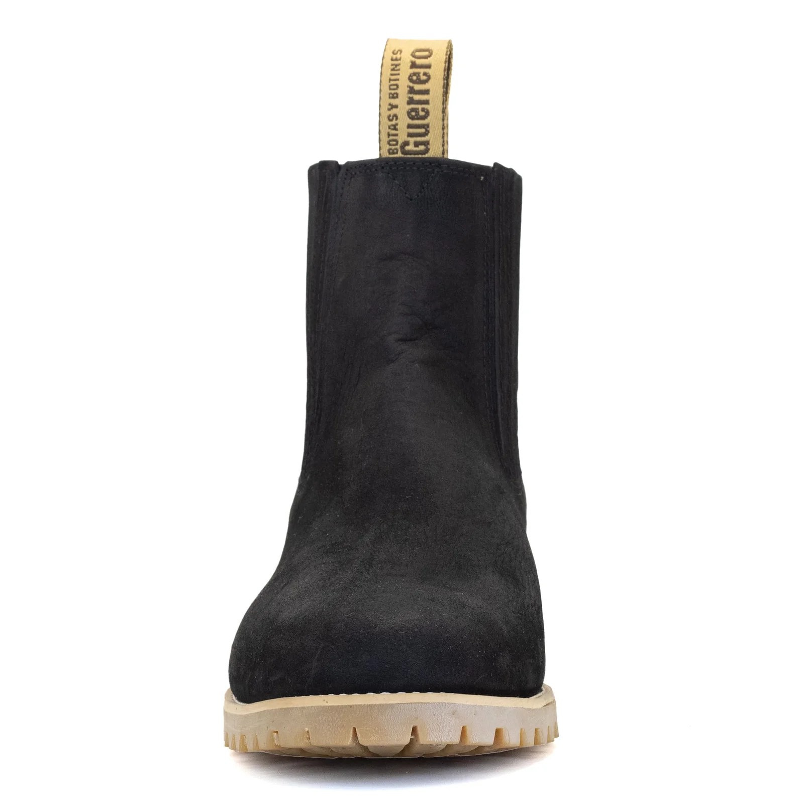 BOTIN GUERRERO REDONDO NOBUCK NEGRO
