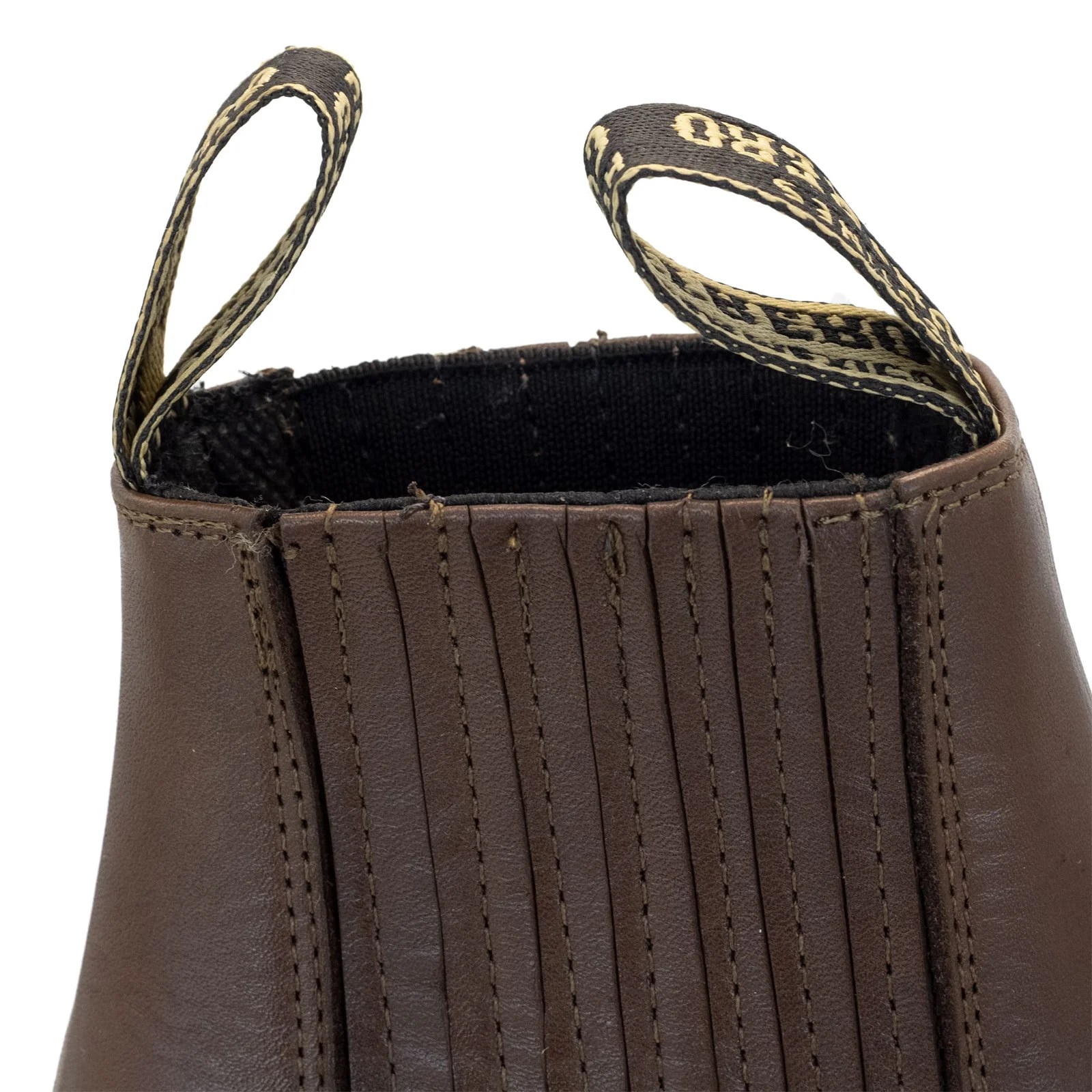 BOTIN CUATRERO CHARRO EN PIEL CAFE CAFE