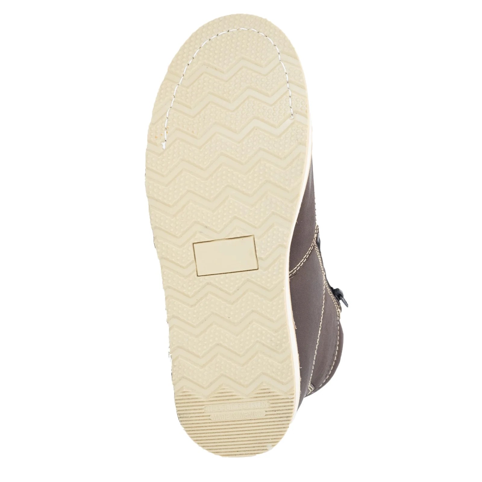 BOTA DE CASUAL CON CIERRE CAFE