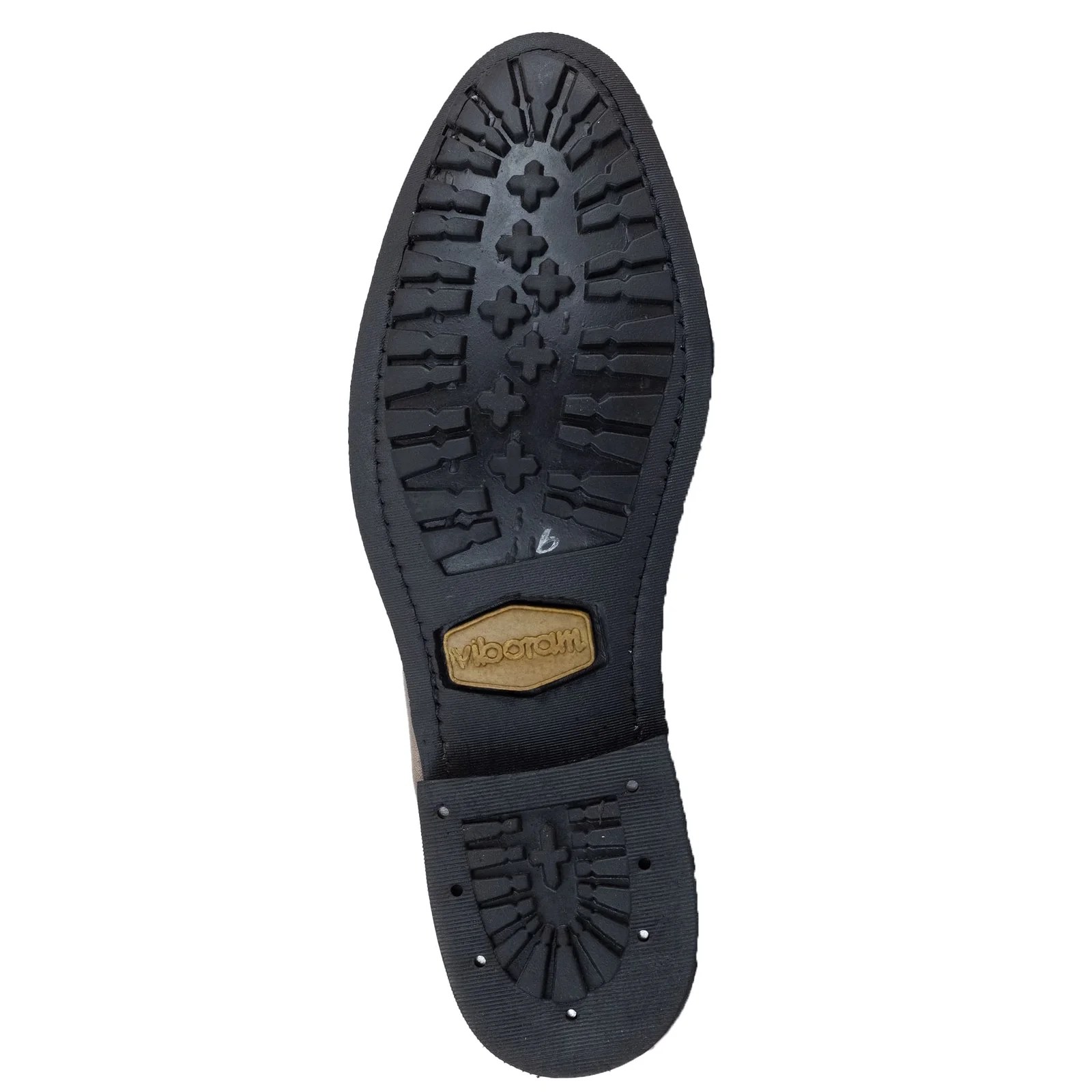 BOTIN ESTRIBO CHARRO SUELA DE HULE NEGRO
