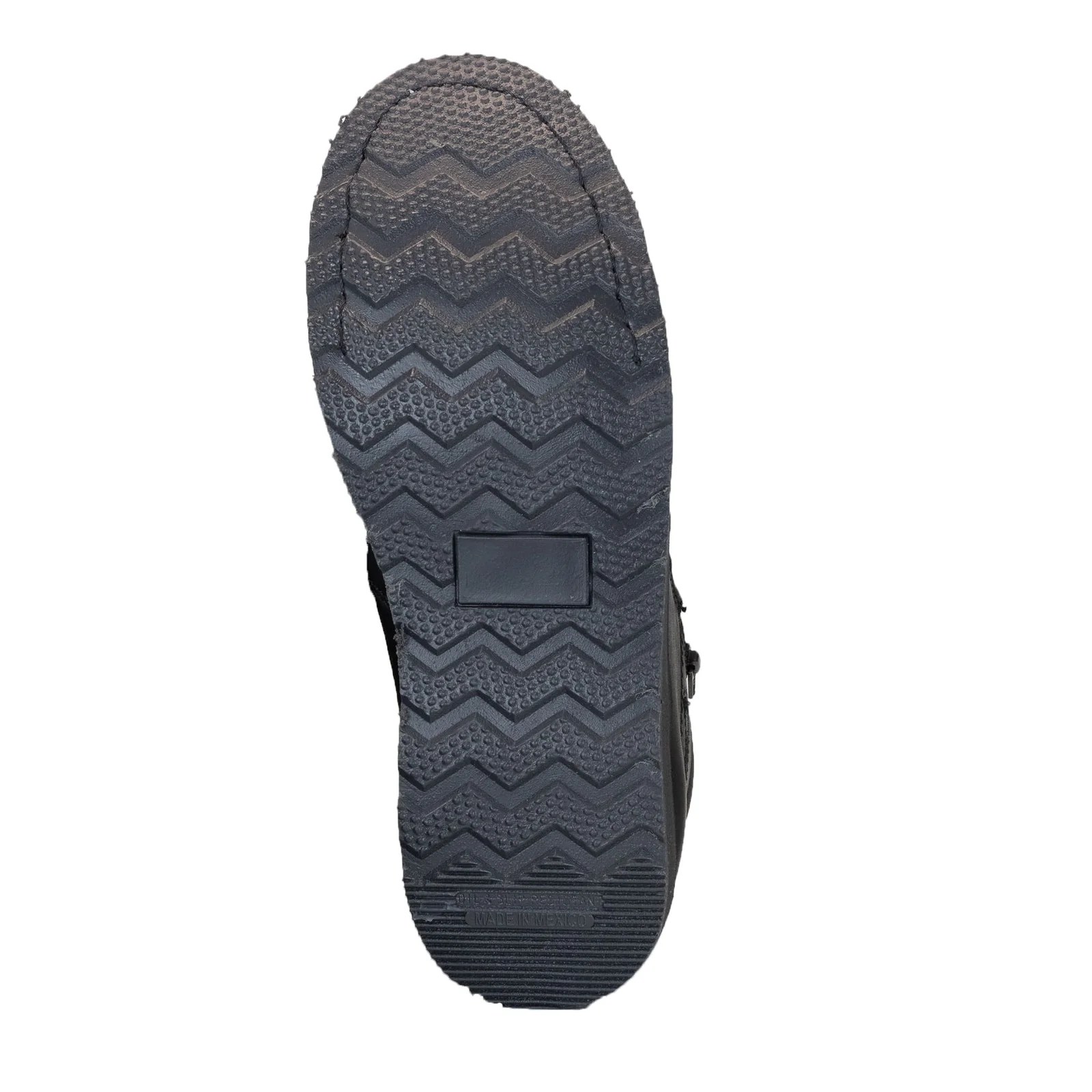 BOTA DE CASUAL CON CIERRE NEGRO