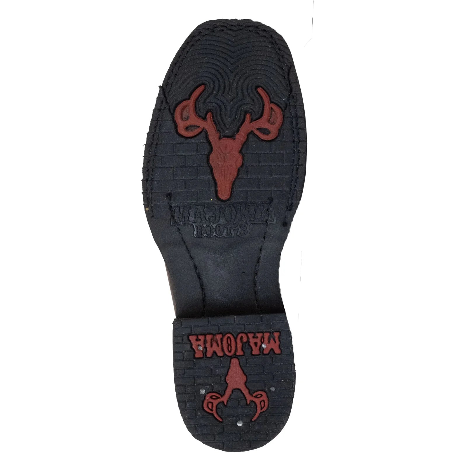 BOTA MAJOMA VAQUERA HORMA CUADRADA NEGRA