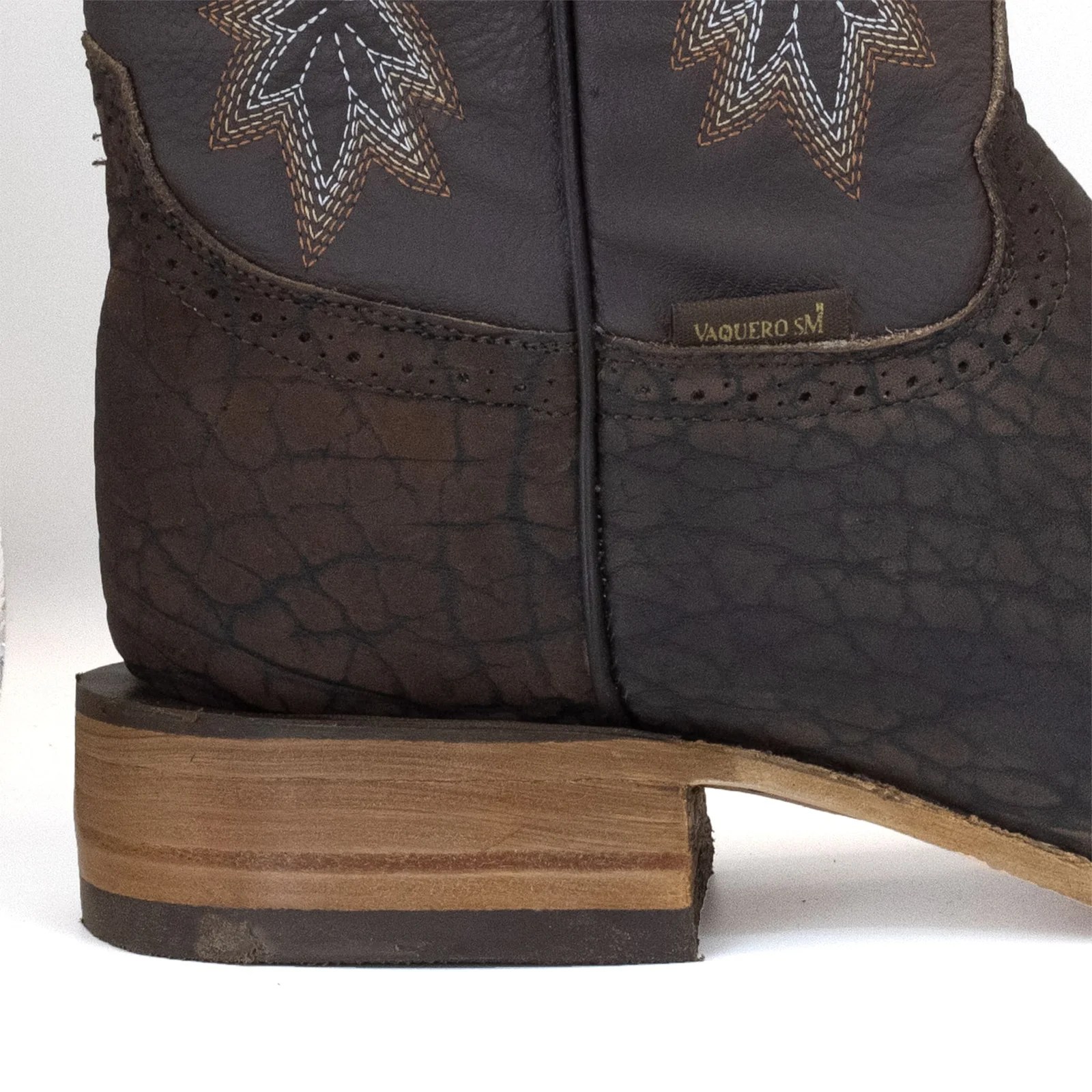 BOTA VAQUERO SM HORMA RODEO DE CUELLO DE TORO CAFE