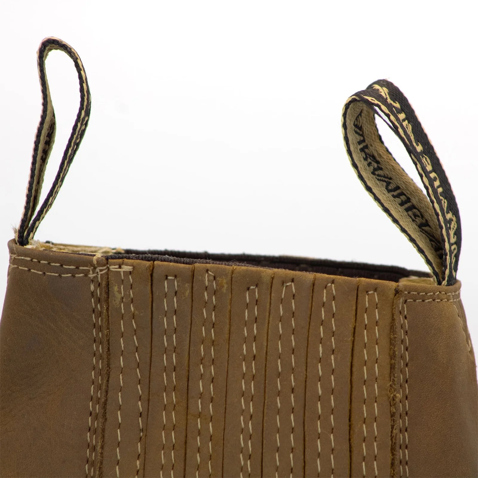 BOTIN ARMENTA CUADRADO CON SUELA DE CUERO CRAZY TANG